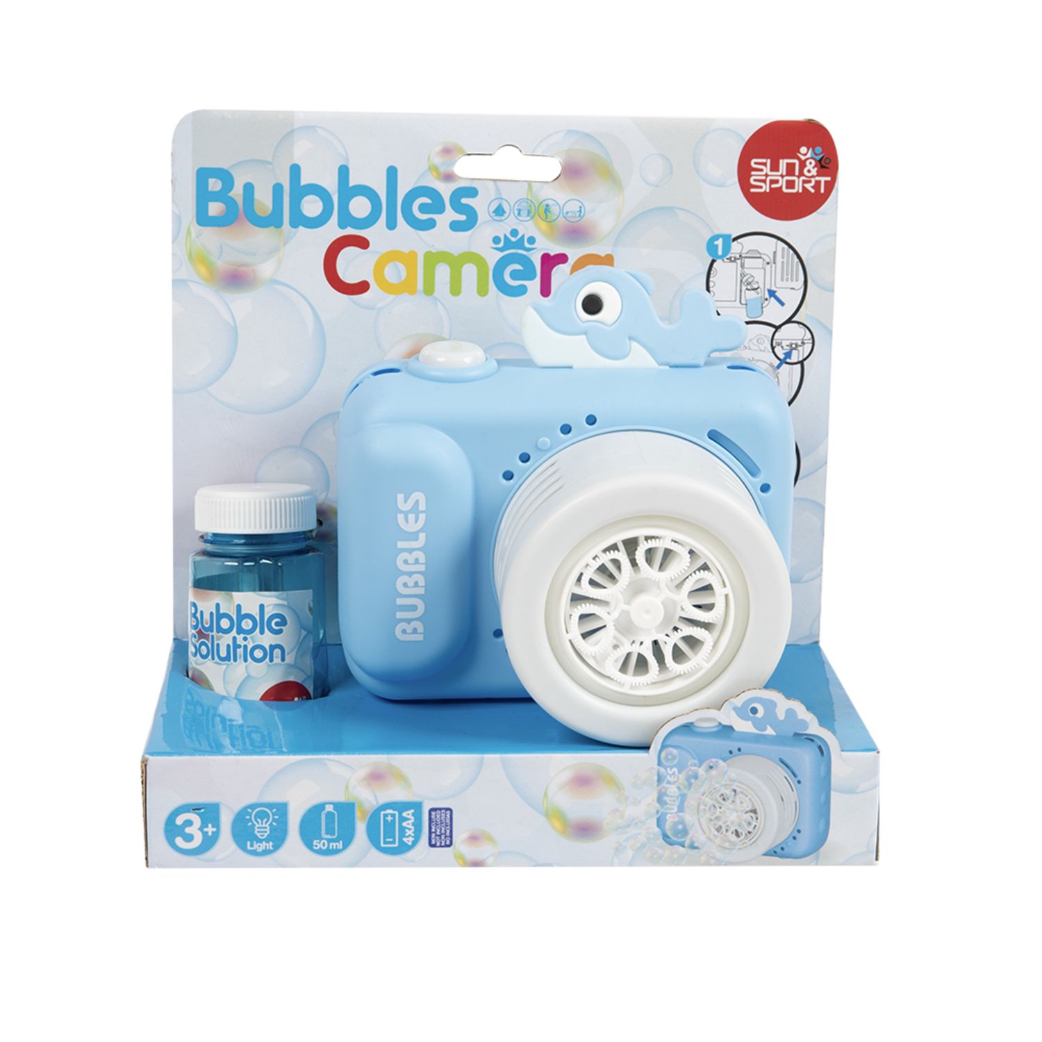 Fotocamera sparabolle - 3+ - sun & sport - Sun&Sport
