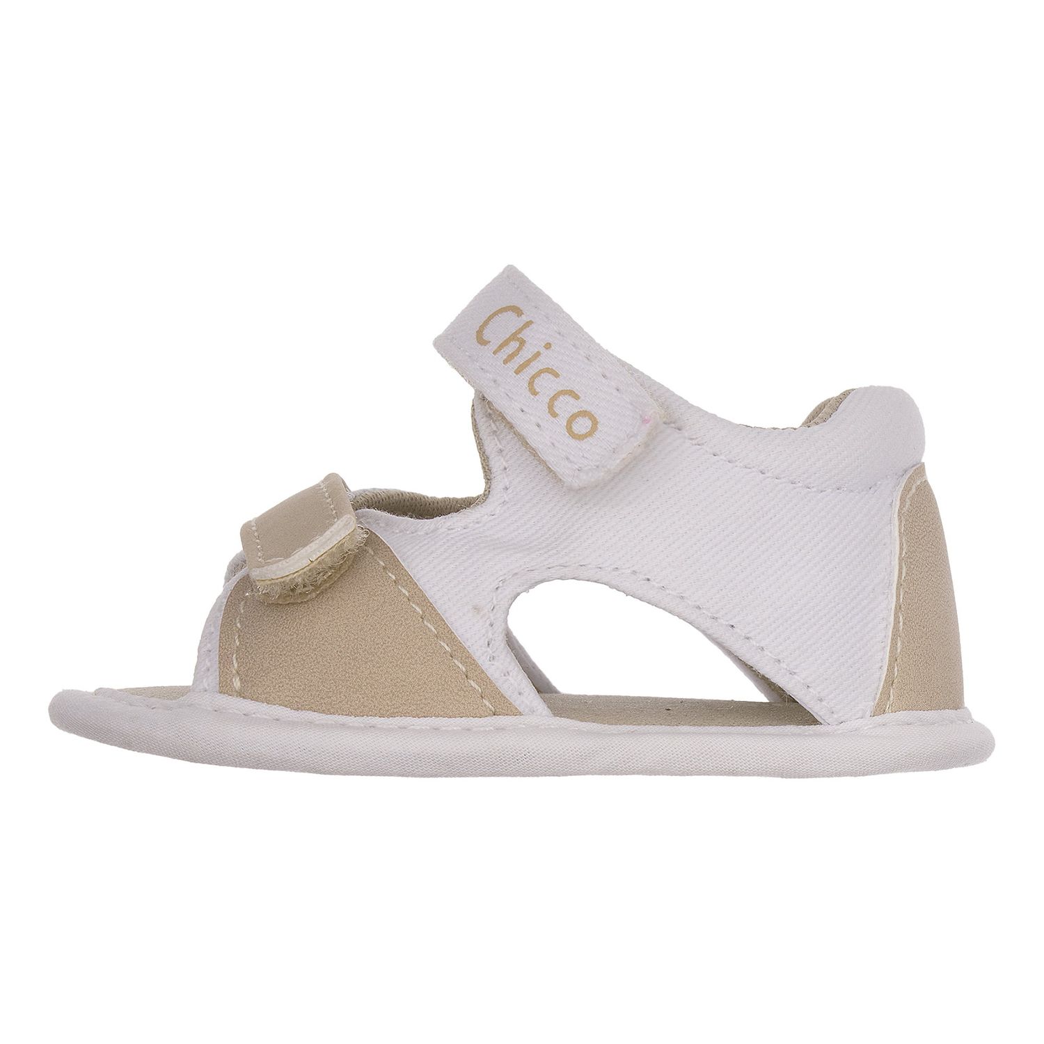 Sandalo neimos chicco bimbo beige/bianco - Chicco