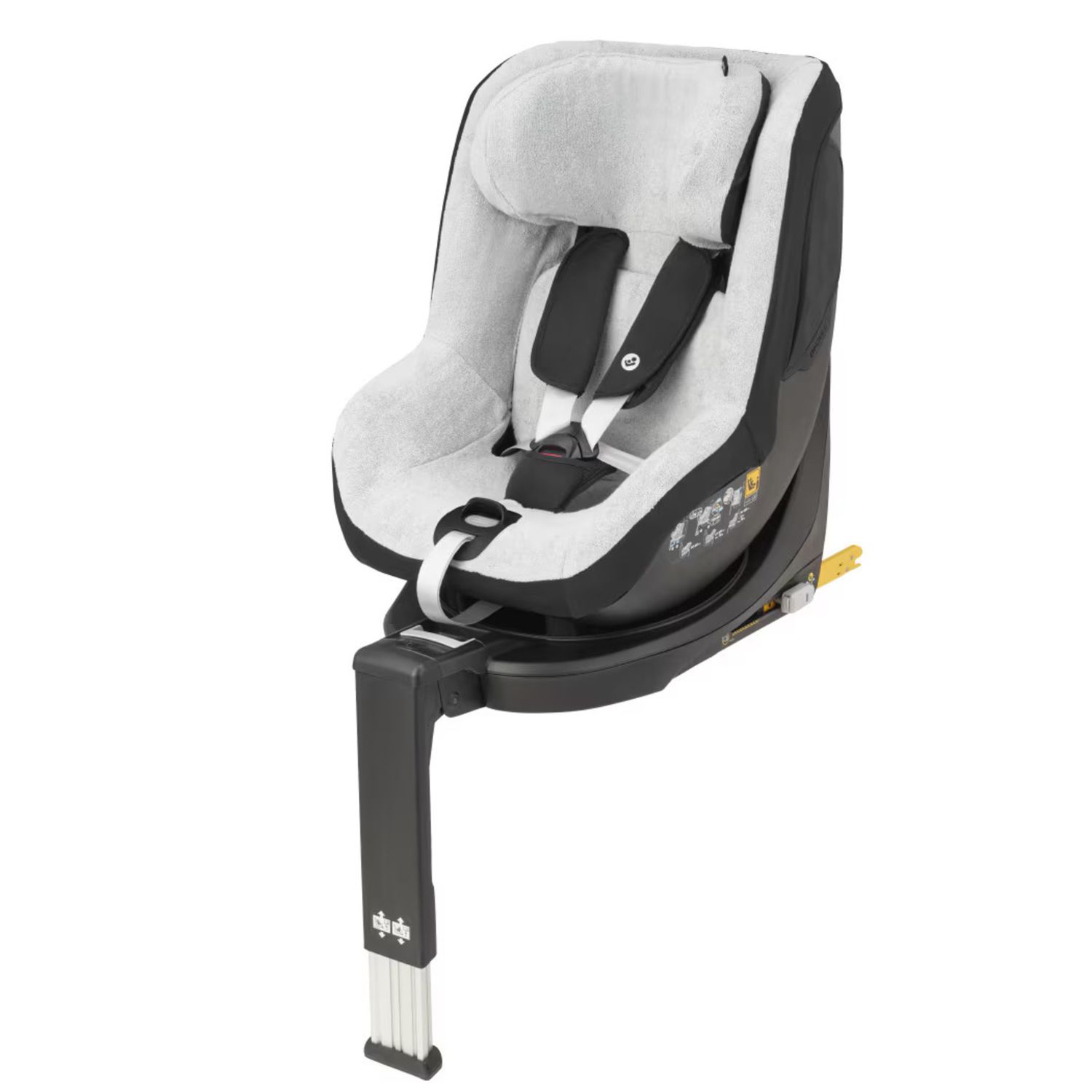Fodera estiva per seggiolino auto  mica eco bianca in cotone biologico - maxi-cosi - Maxi Cosi
