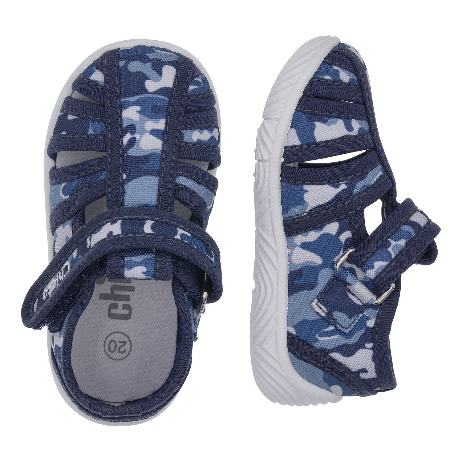 Pantofole per uso interno ed esterno casa, casa e asilo con strappo - chicco - Chicco