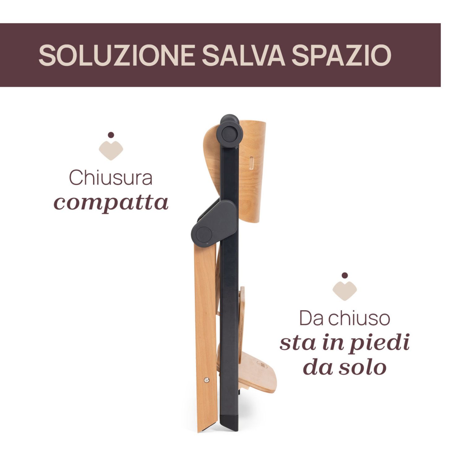 Sedia evolutiva meraviglia ebony - chicco - Chicco