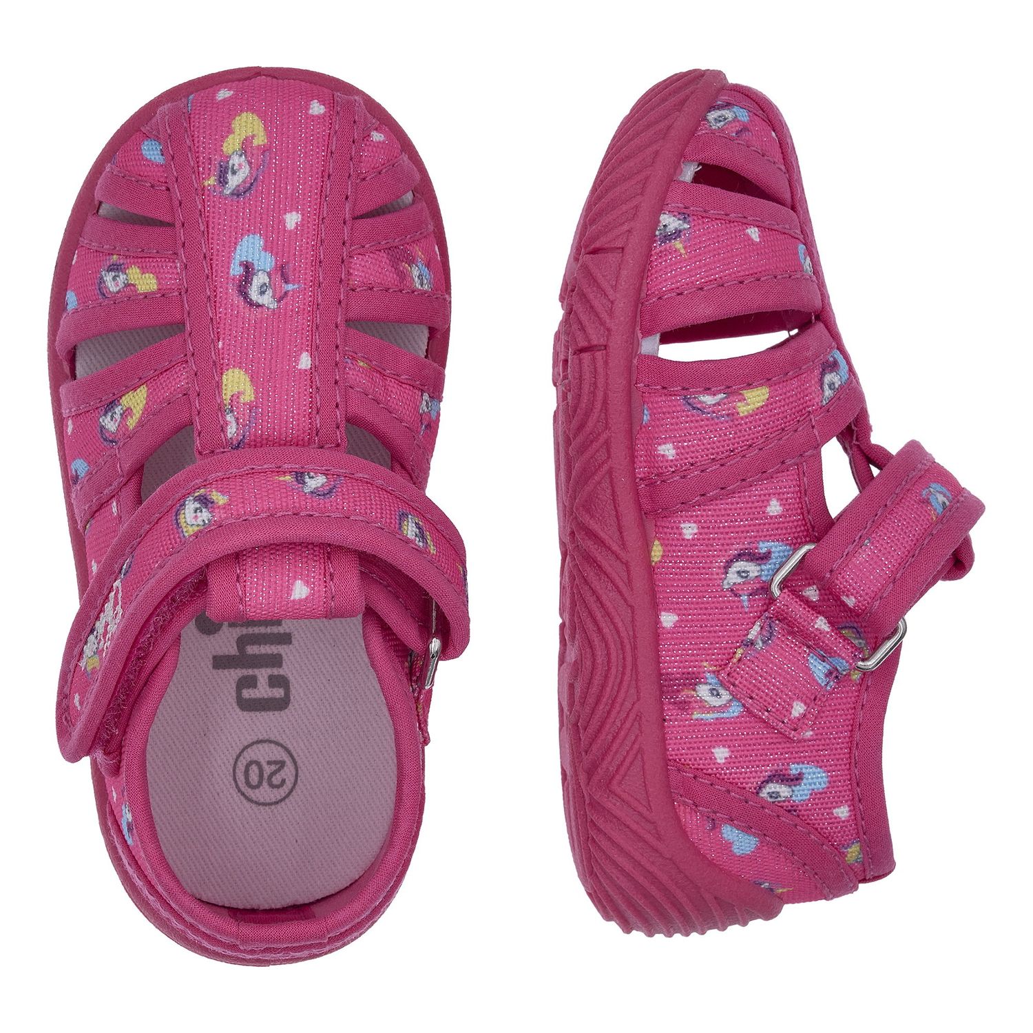 Pantofole fucsia bimba casa e asilo con strappo - chicco - Chicco