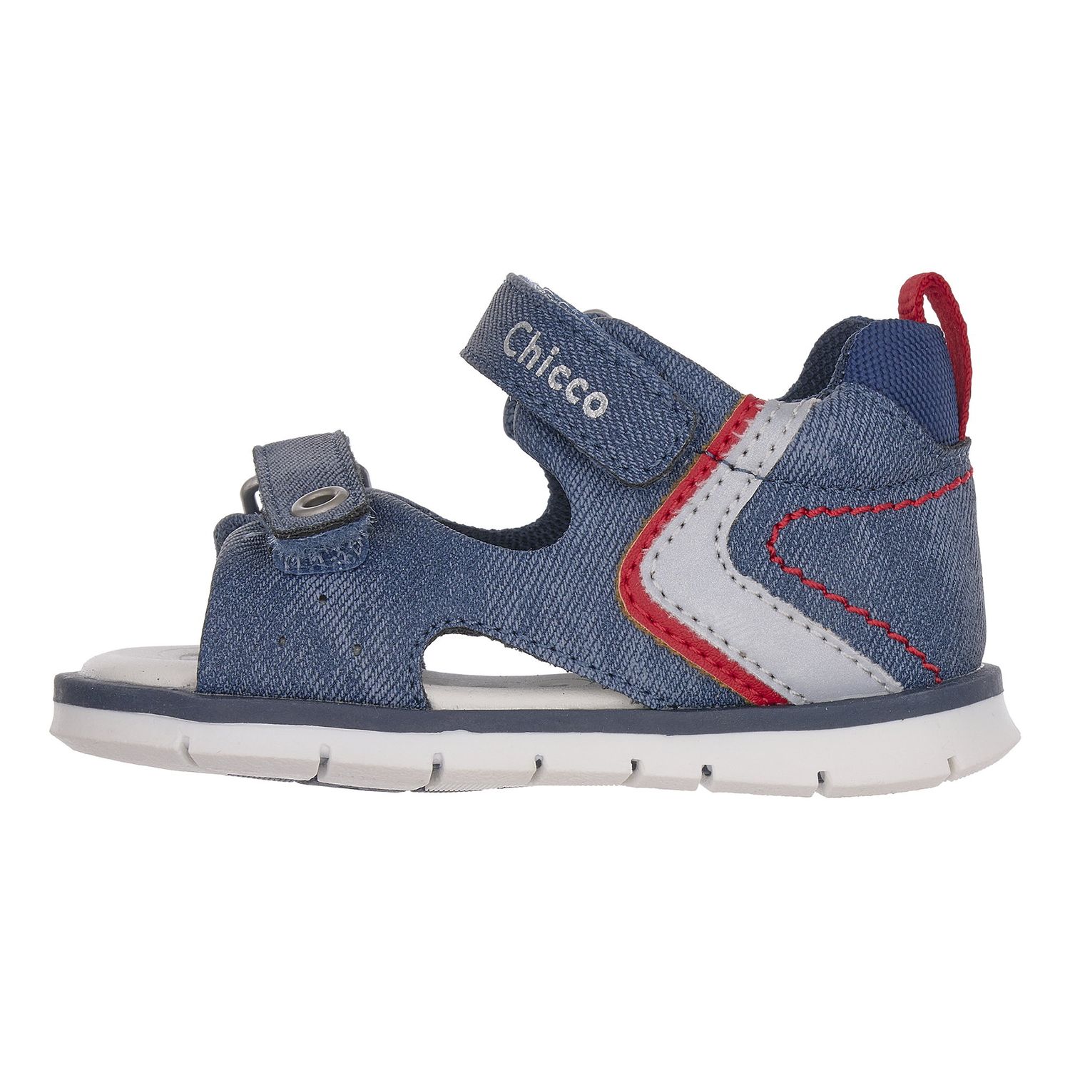Sandalo bimbo con doppio strappo, chiuso posteriormente - chicco - Chicco