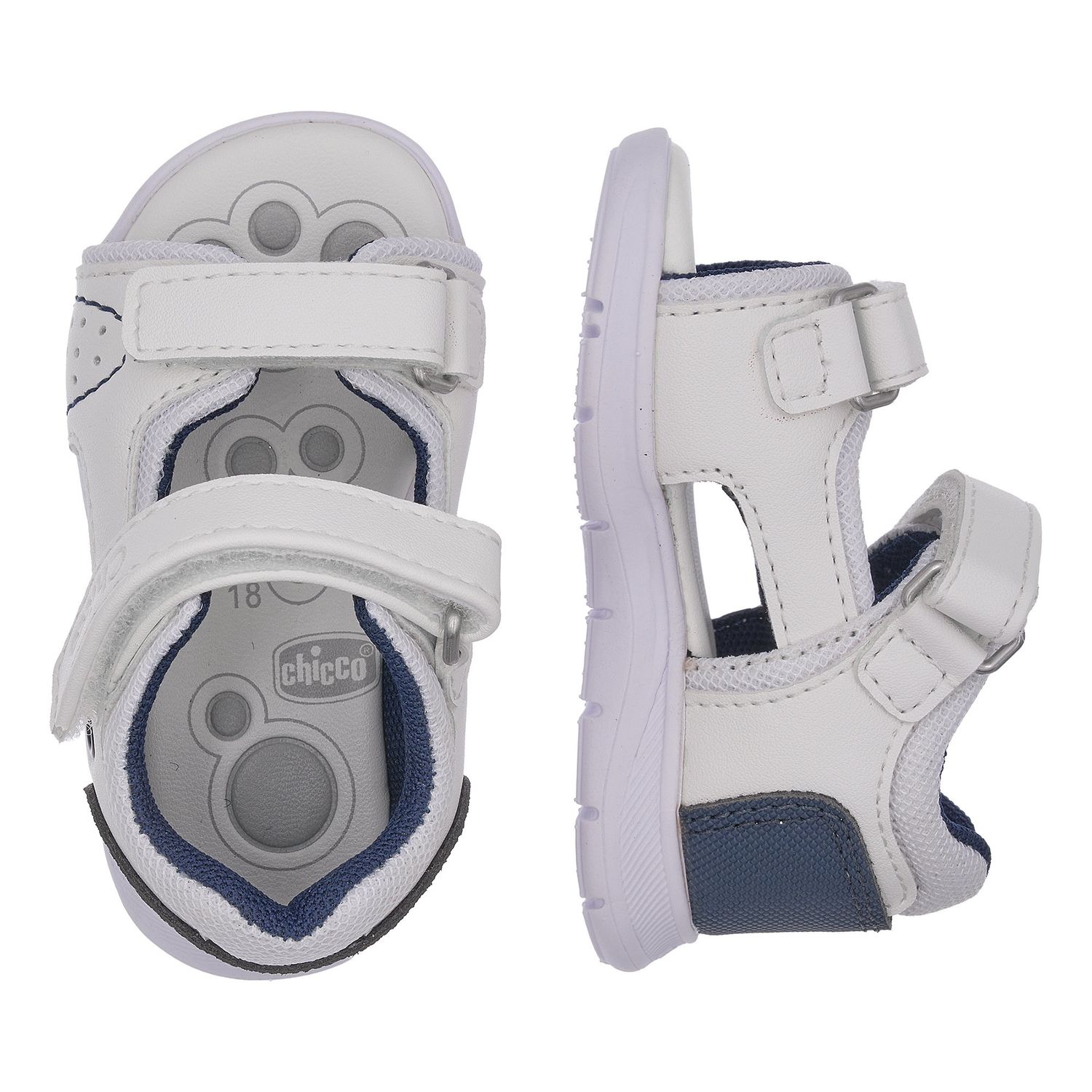 Sandalo con doppio strappo - chicco - Chicco