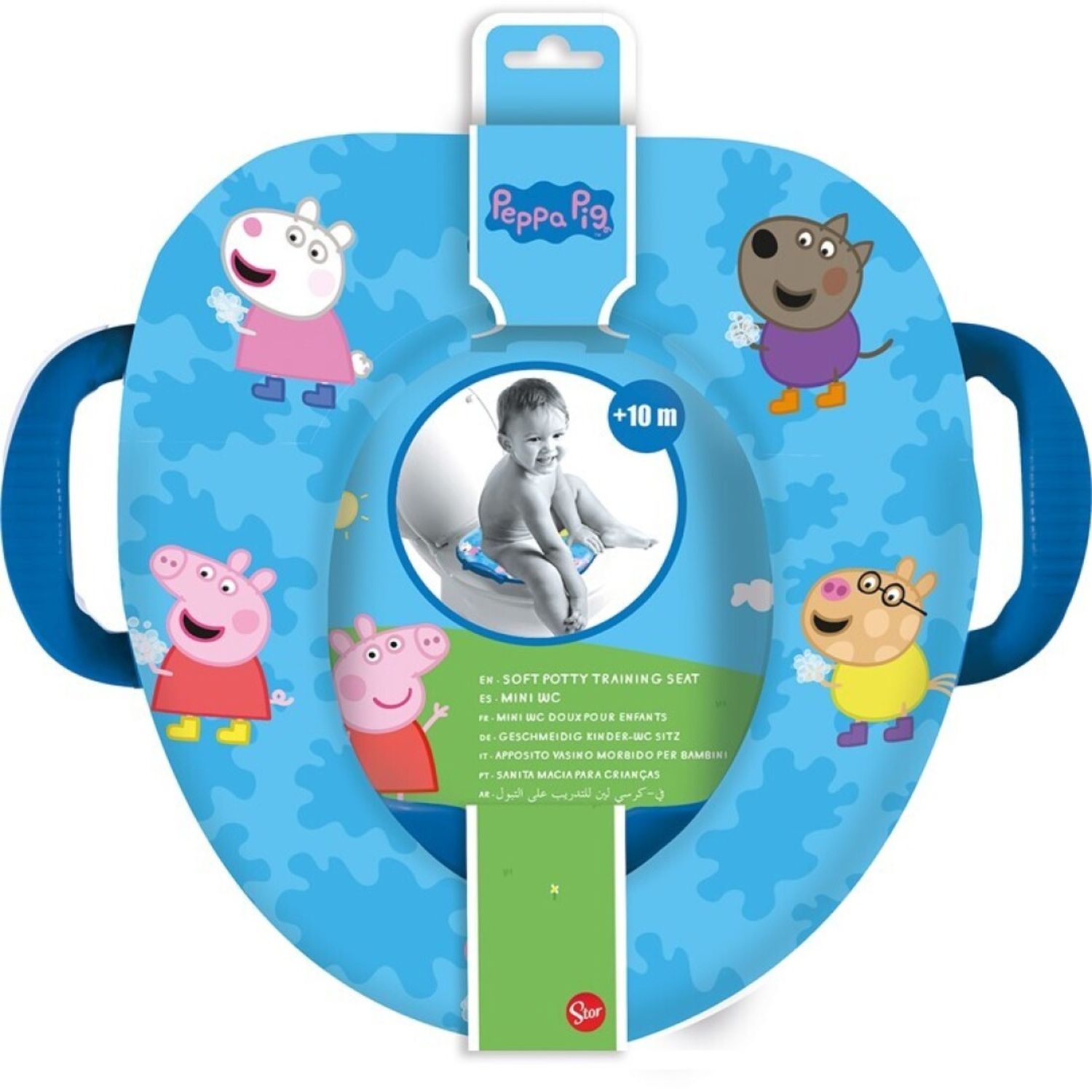 Riduttore  wc morbido con maniglia -  peppa pig - Peppa pig