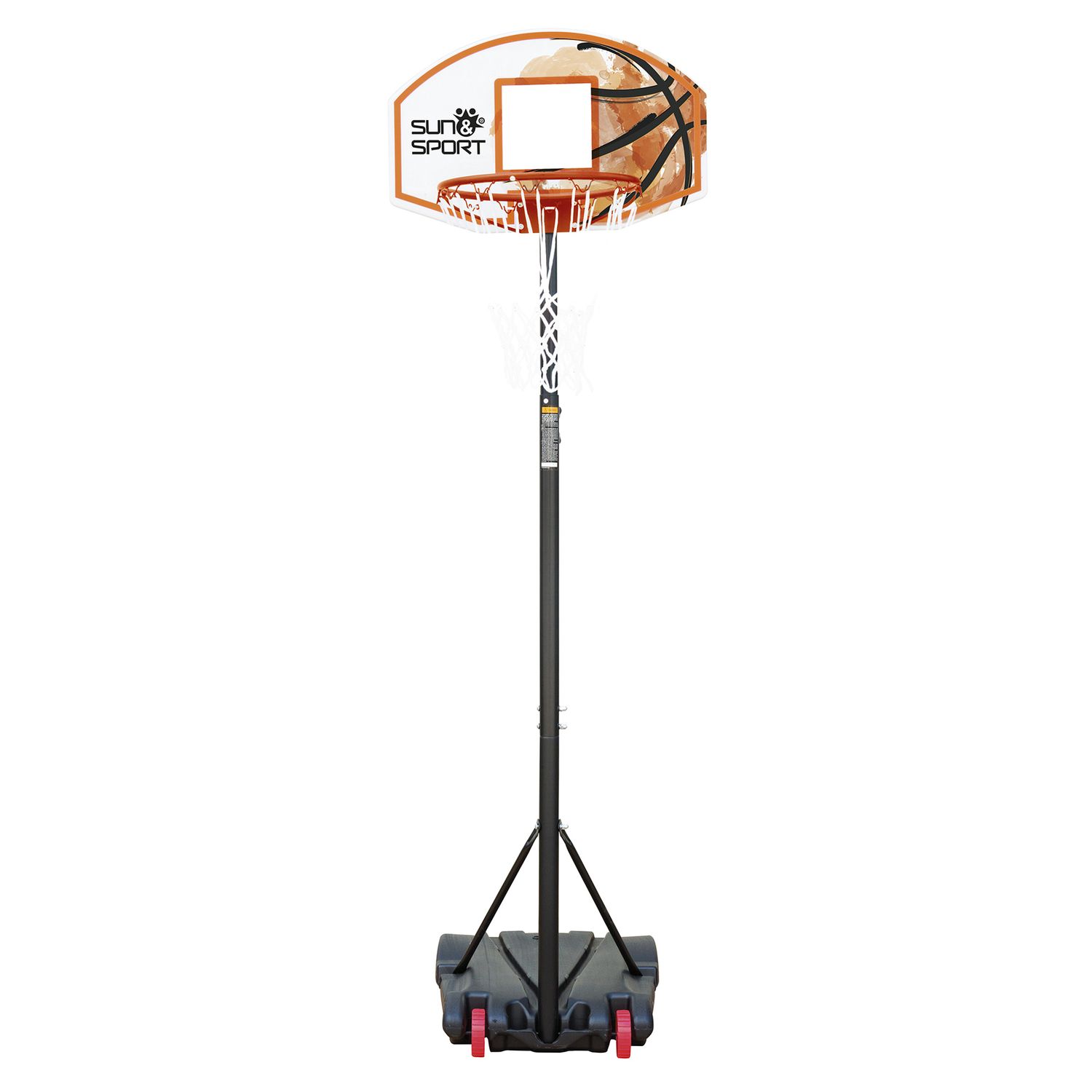 Basketball metal 180-210 cm - Sun&amp;Sport