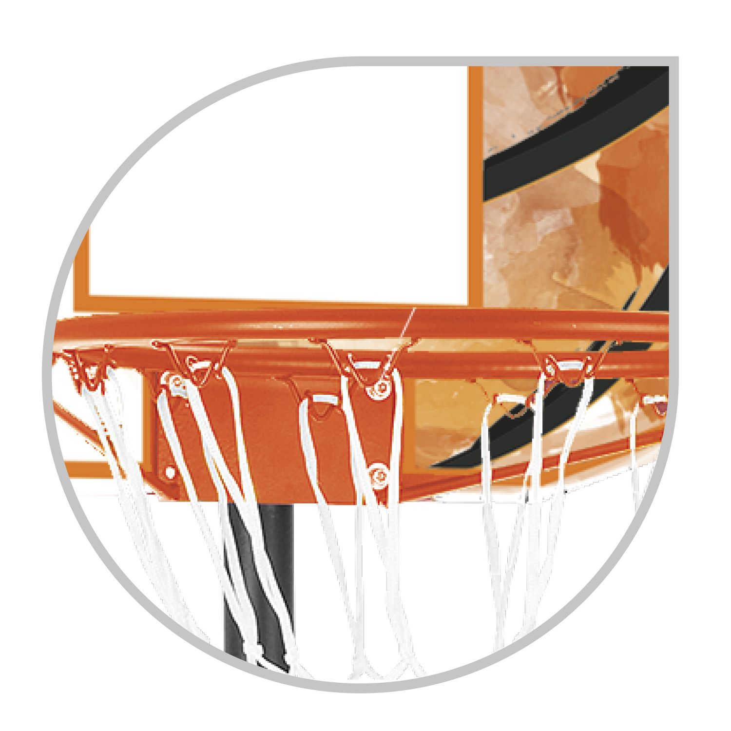 Basketball metal 180-210 cm - Sun&Sport