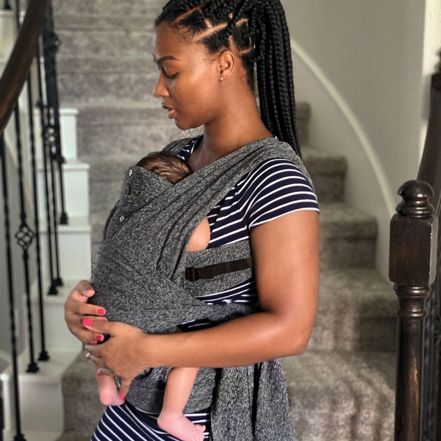 Portabebè comfyfit blu evolution - boppy - Boppy