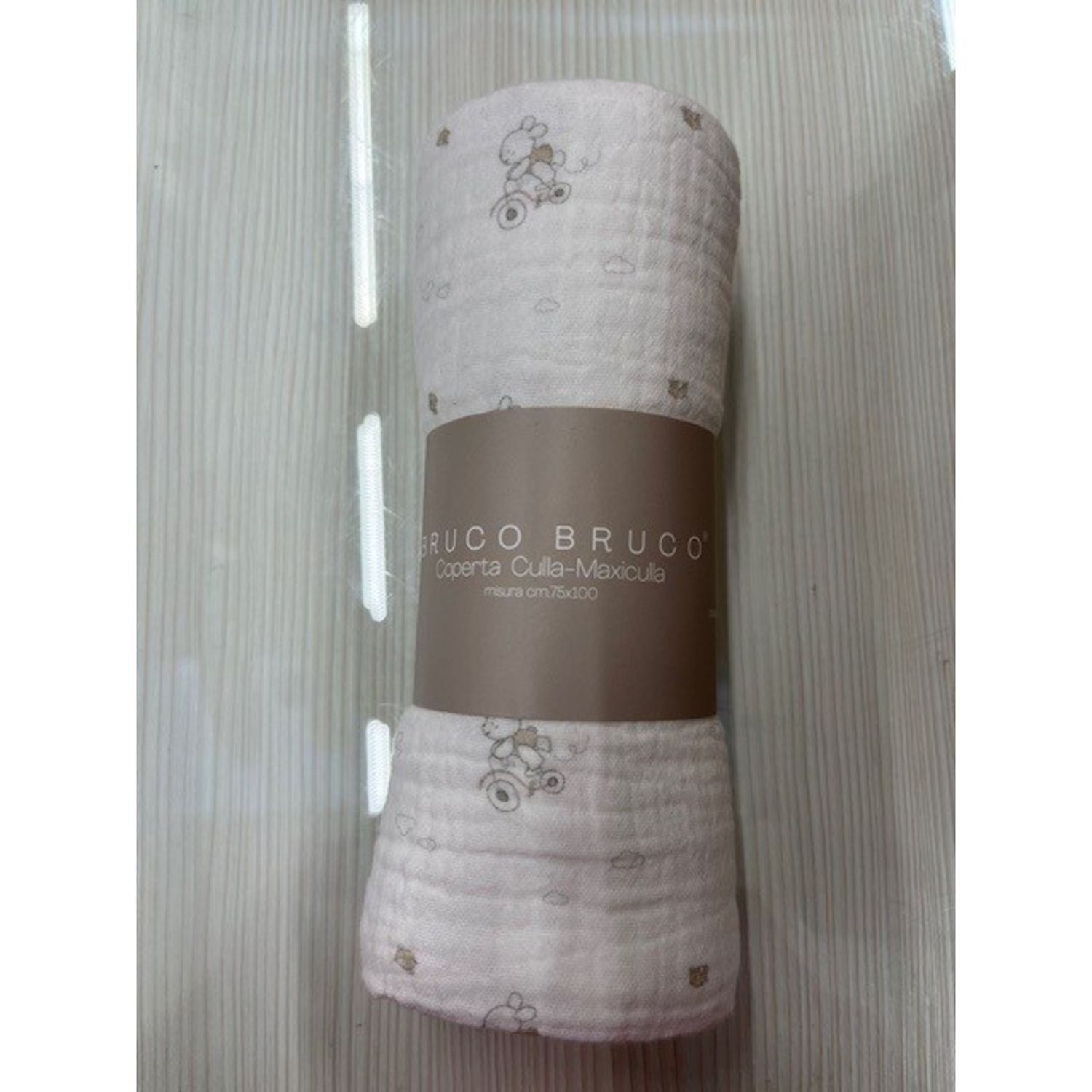 Coperta culla/maxiculla 75/100 mussola - BRUCO BRUCO