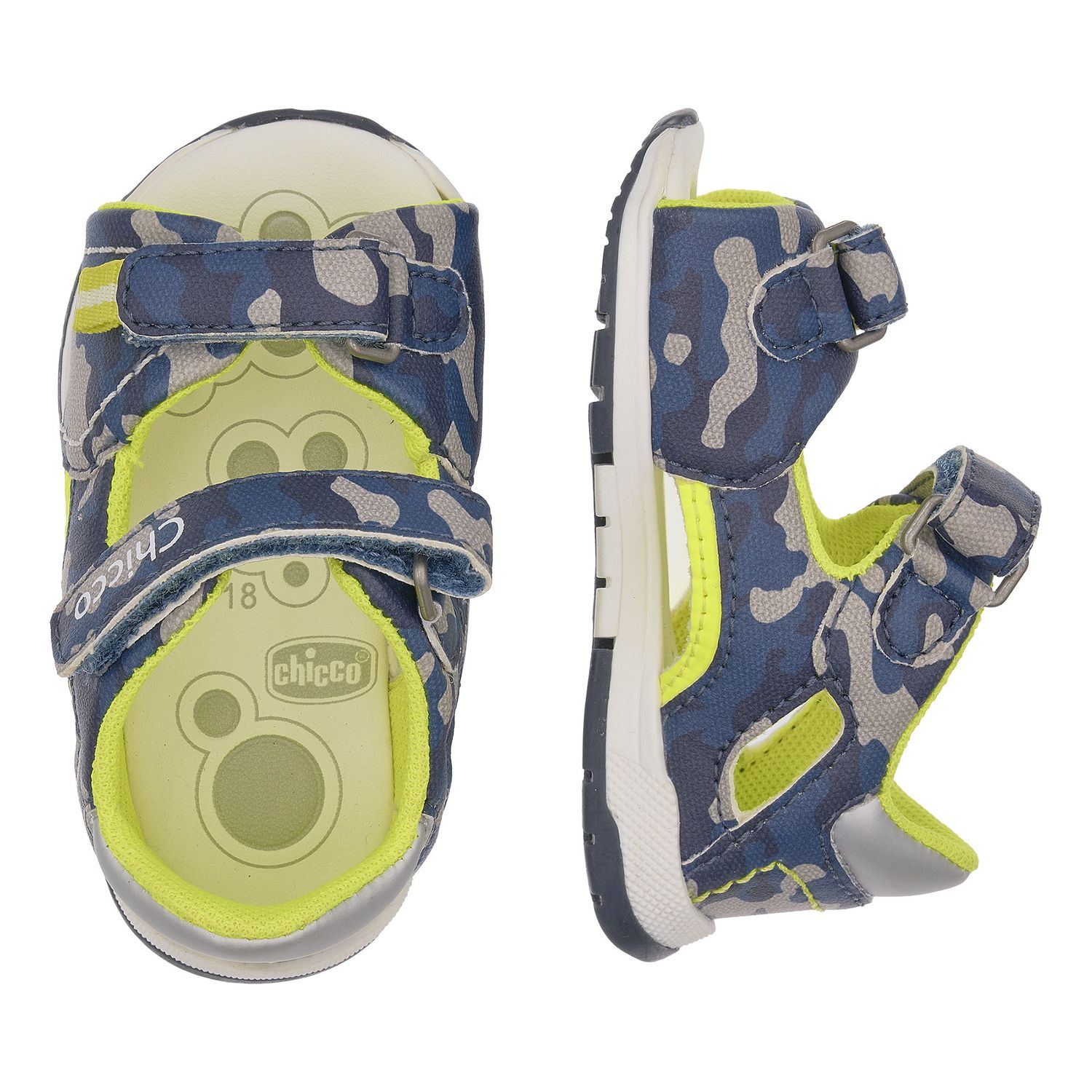 Sandalo con doppio strappo - chicco - Chicco