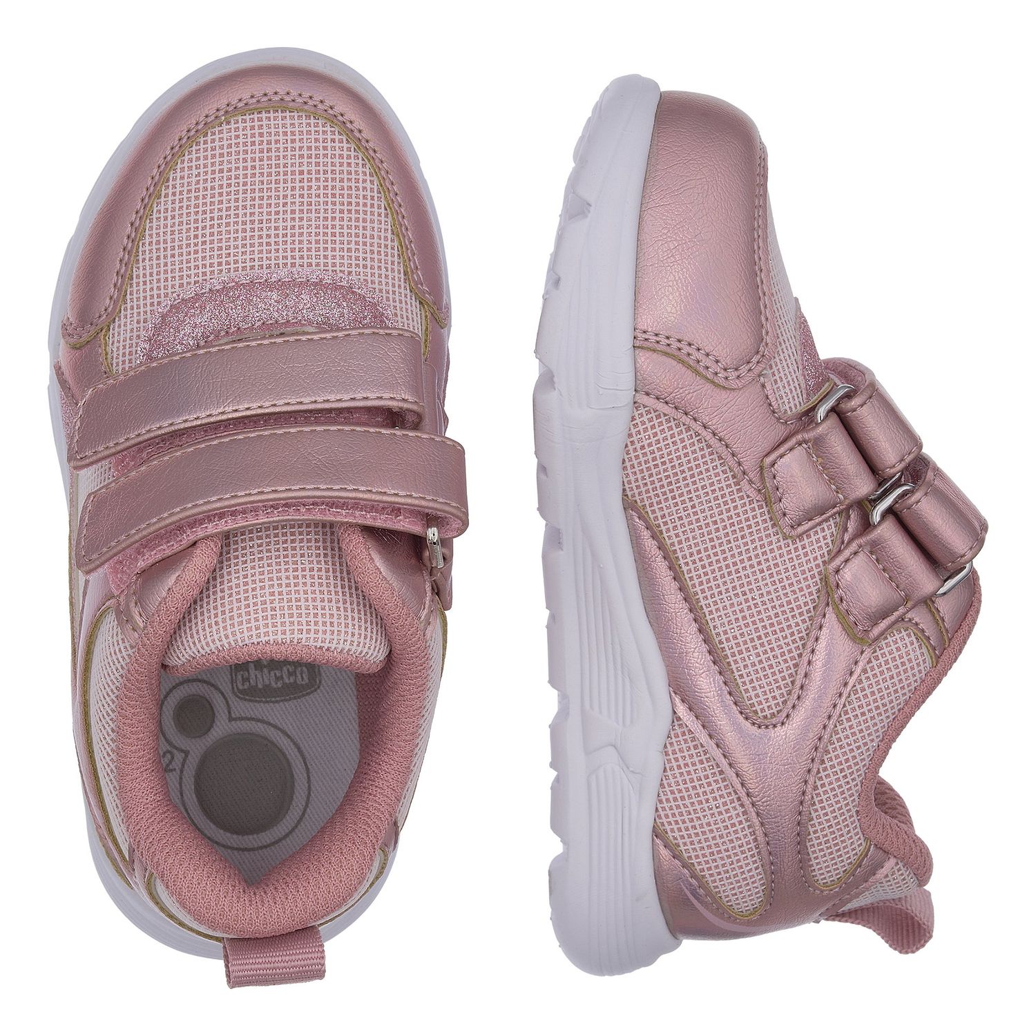Sneaker bimba con doppio strappo e suola leggera - chicco - Chicco