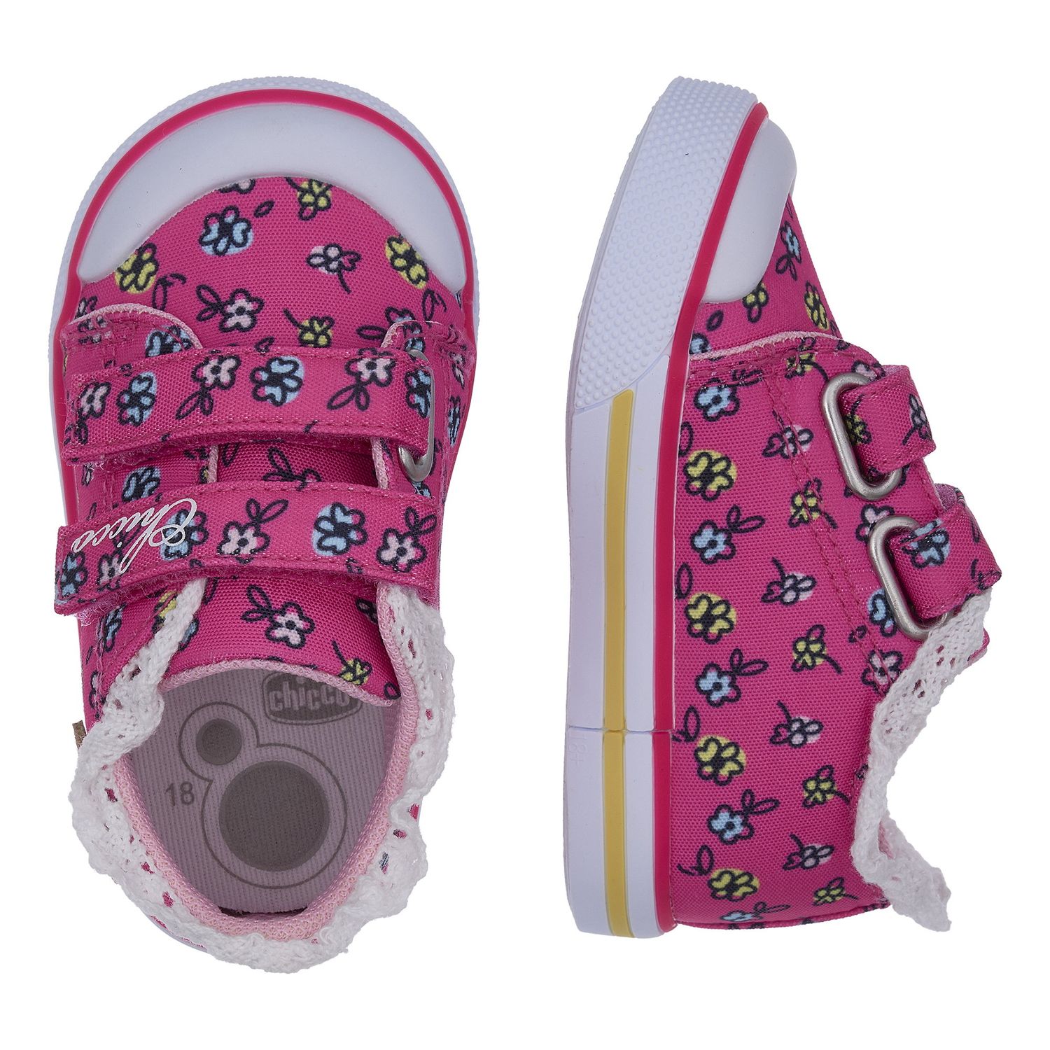 Sneaker bimba con doppio strappo - chicco - Chicco