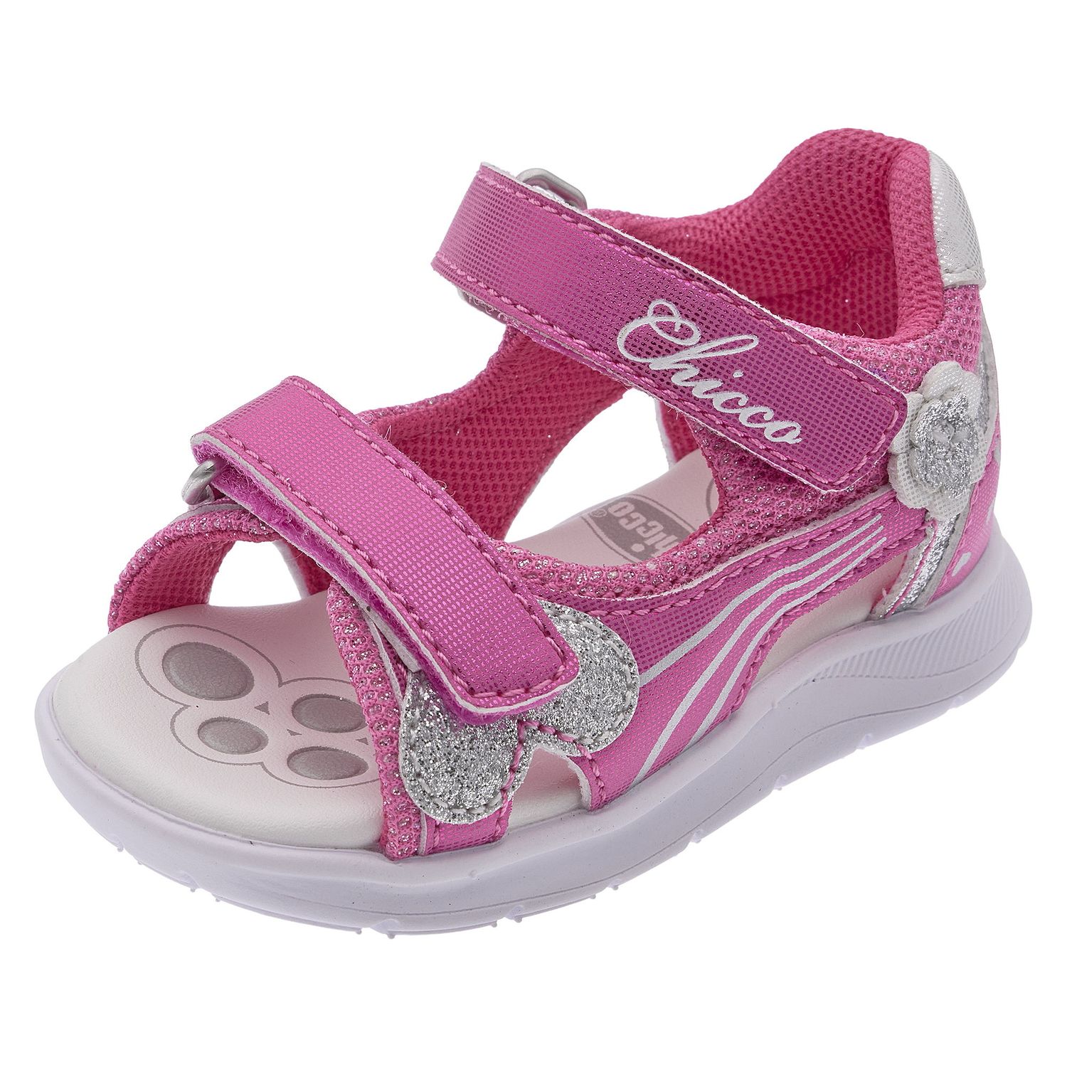 Sandalo bimba con doppio strappo, chiuso posteriormente - chicco - Chicco