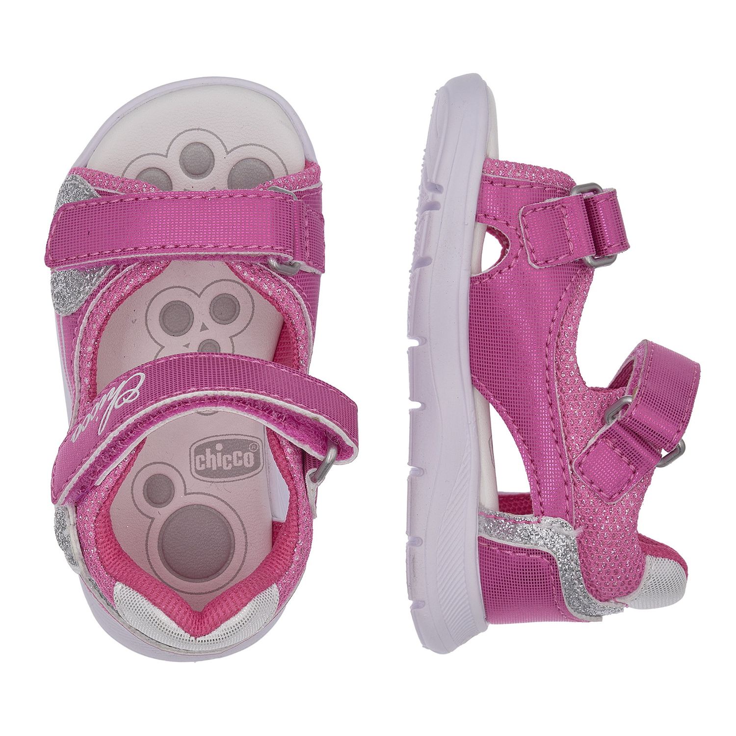 Sandalo bimba con doppio strappo, chiuso posteriormente - chicco - Chicco
