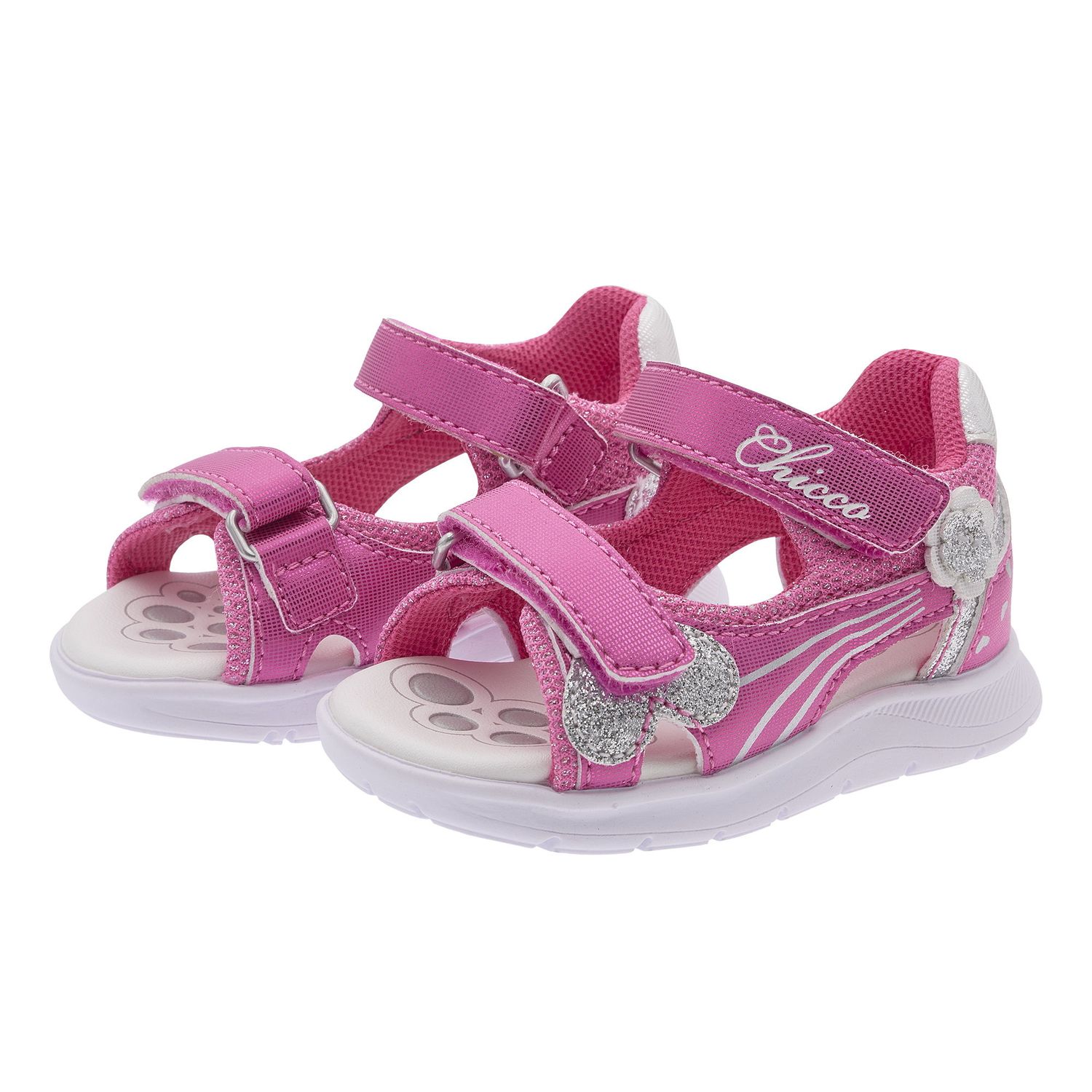 Sandalo bimba con doppio strappo, chiuso posteriormente - chicco - Chicco