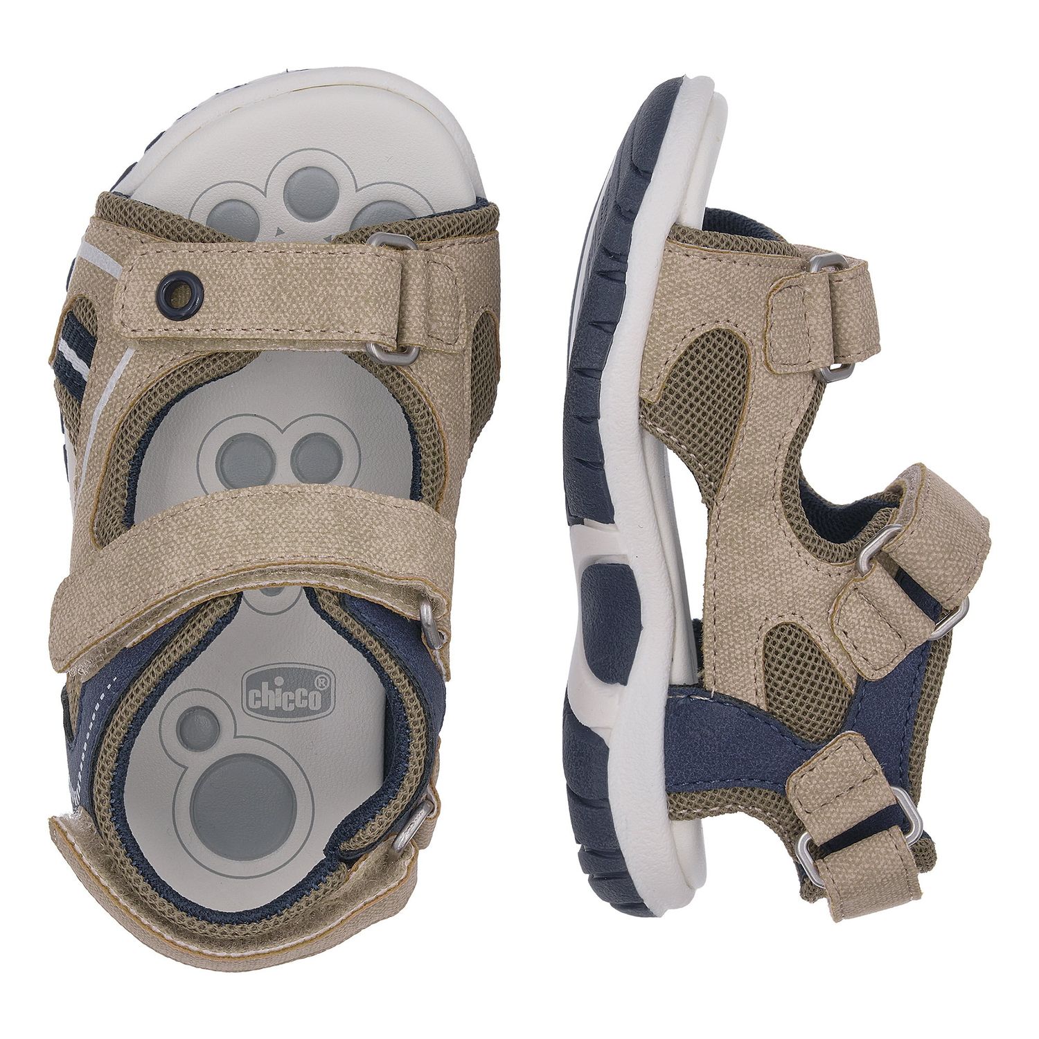 Sandalo con doppio strappo - chicco - Chicco