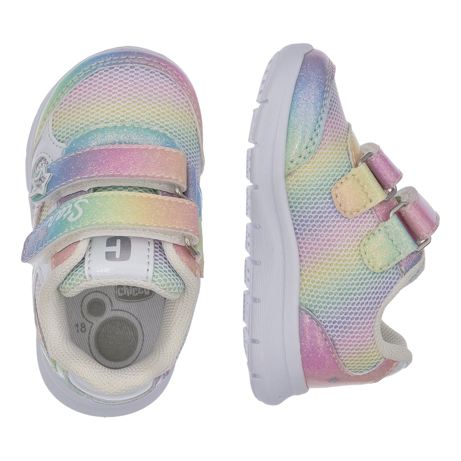 Sneaker bimba con doppio strappo e suola leggera - chicco - Chicco