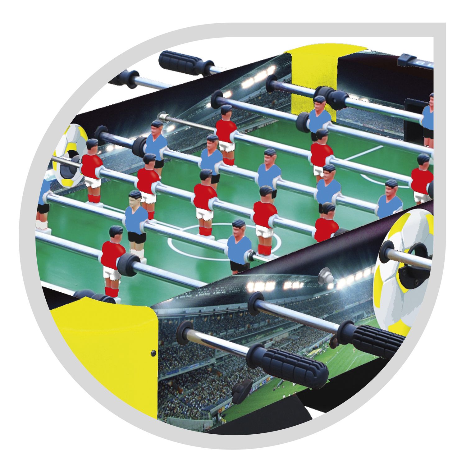 Calcetto pieghevole salvaspazio - Sun&Sport