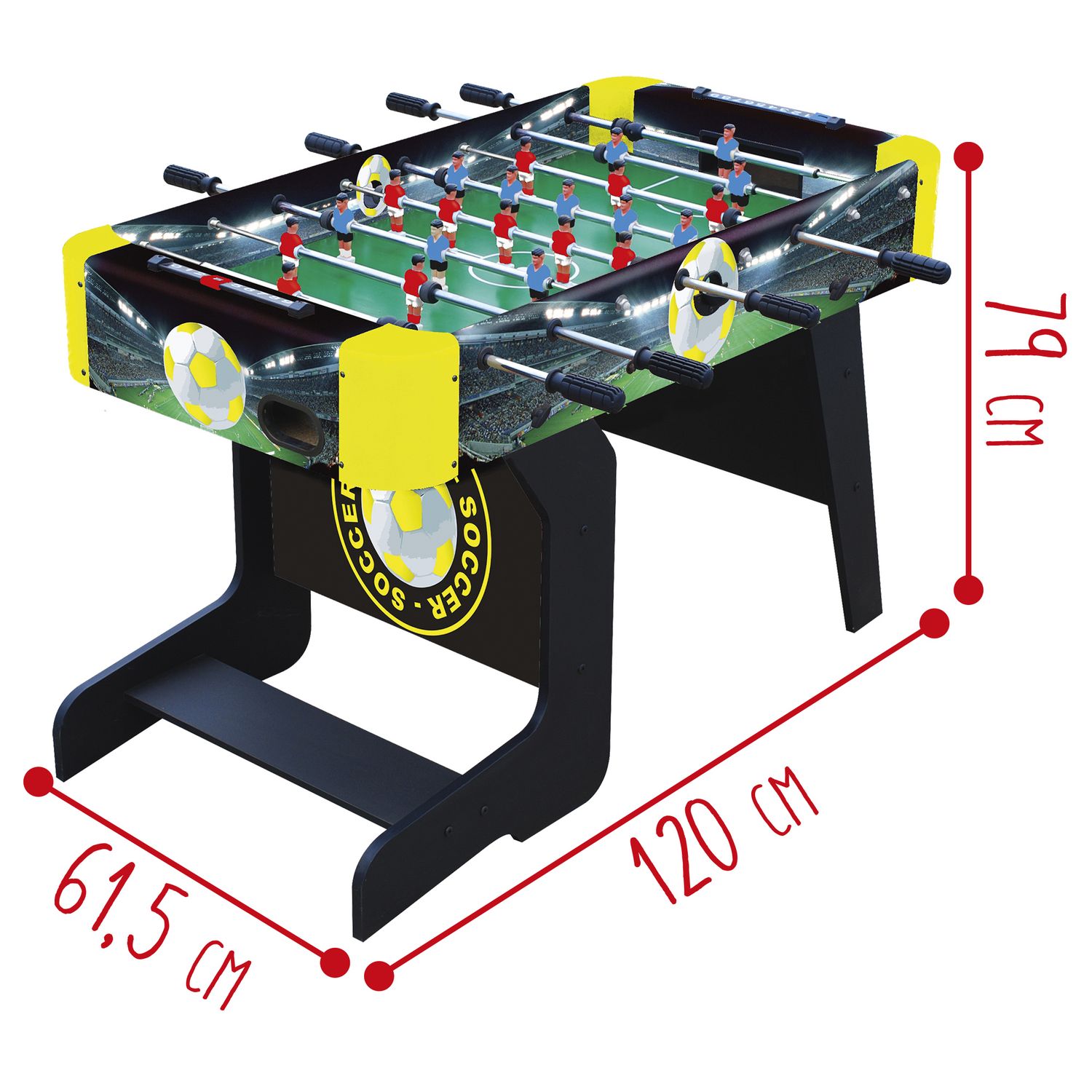 Calcetto pieghevole salvaspazio - Sun&Sport