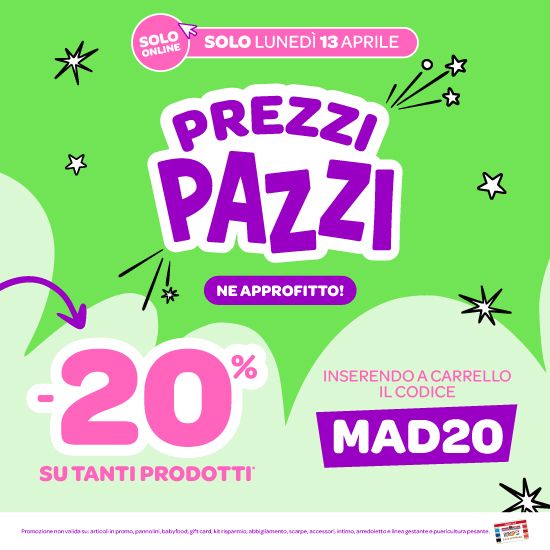 🤪PROMO PEZZI PAZZI🤯
