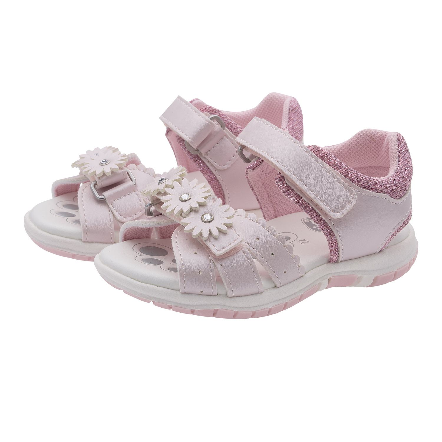 Sandalo bimba rosa con fiori - chicco felicia - Chicco