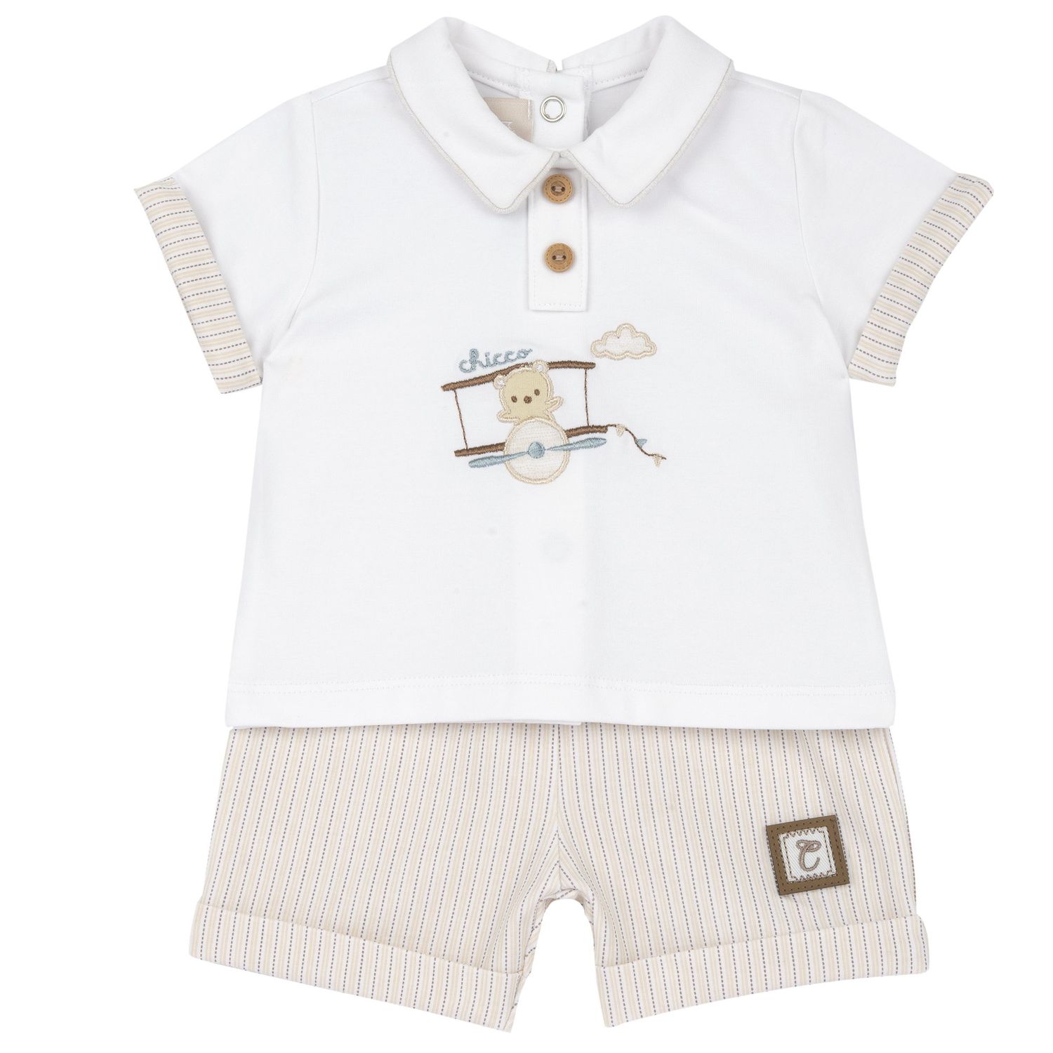 Completo maglietta a maniche corte e pantaloncini - chicco - Chicco