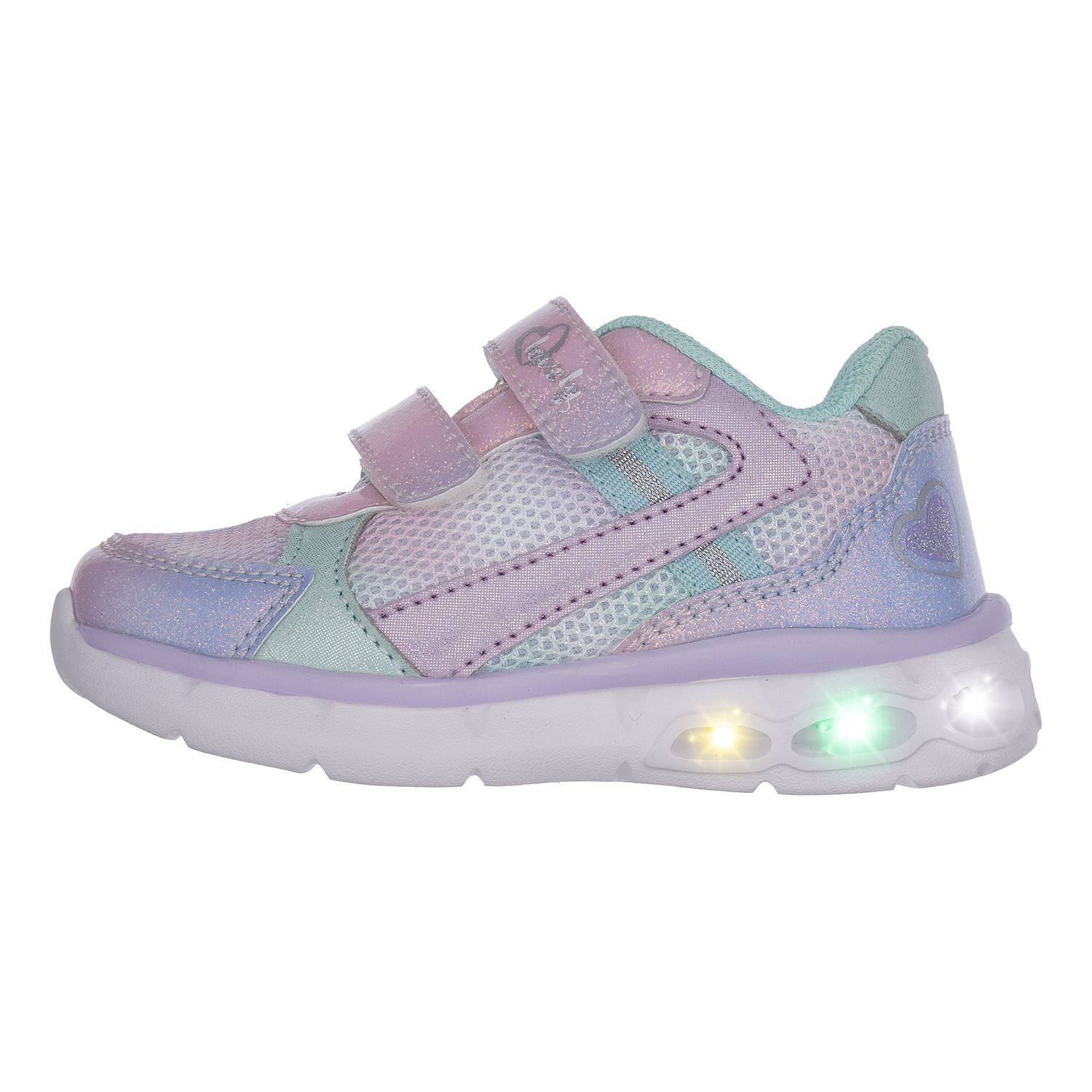 Sneaker bimba con doppio strappo e luci nella suola - chicco - Chicco