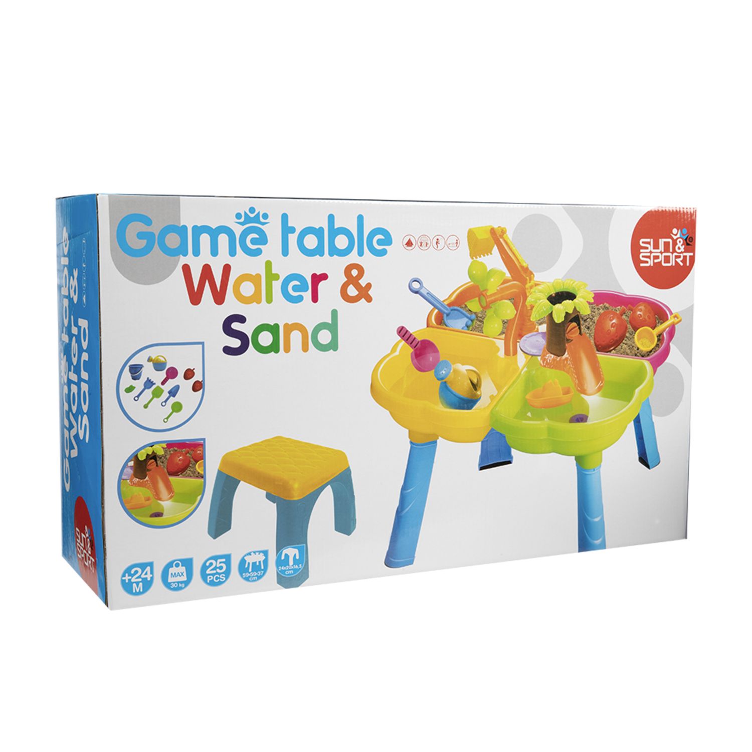 Tavolo gioco acqua e sabbia - Sun&Sport