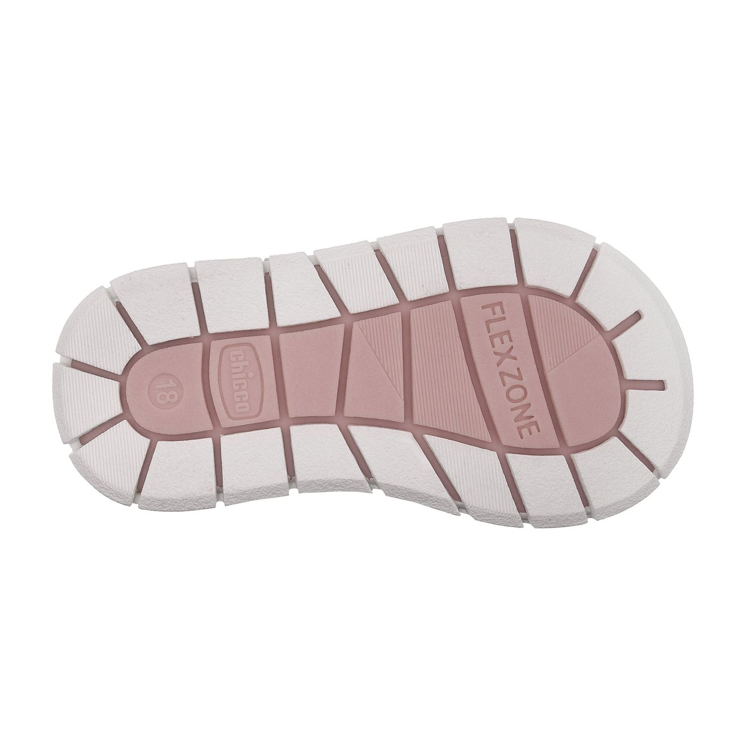 Sandalo bimba  fiori e foglie bianco - chicco fogil - Chicco