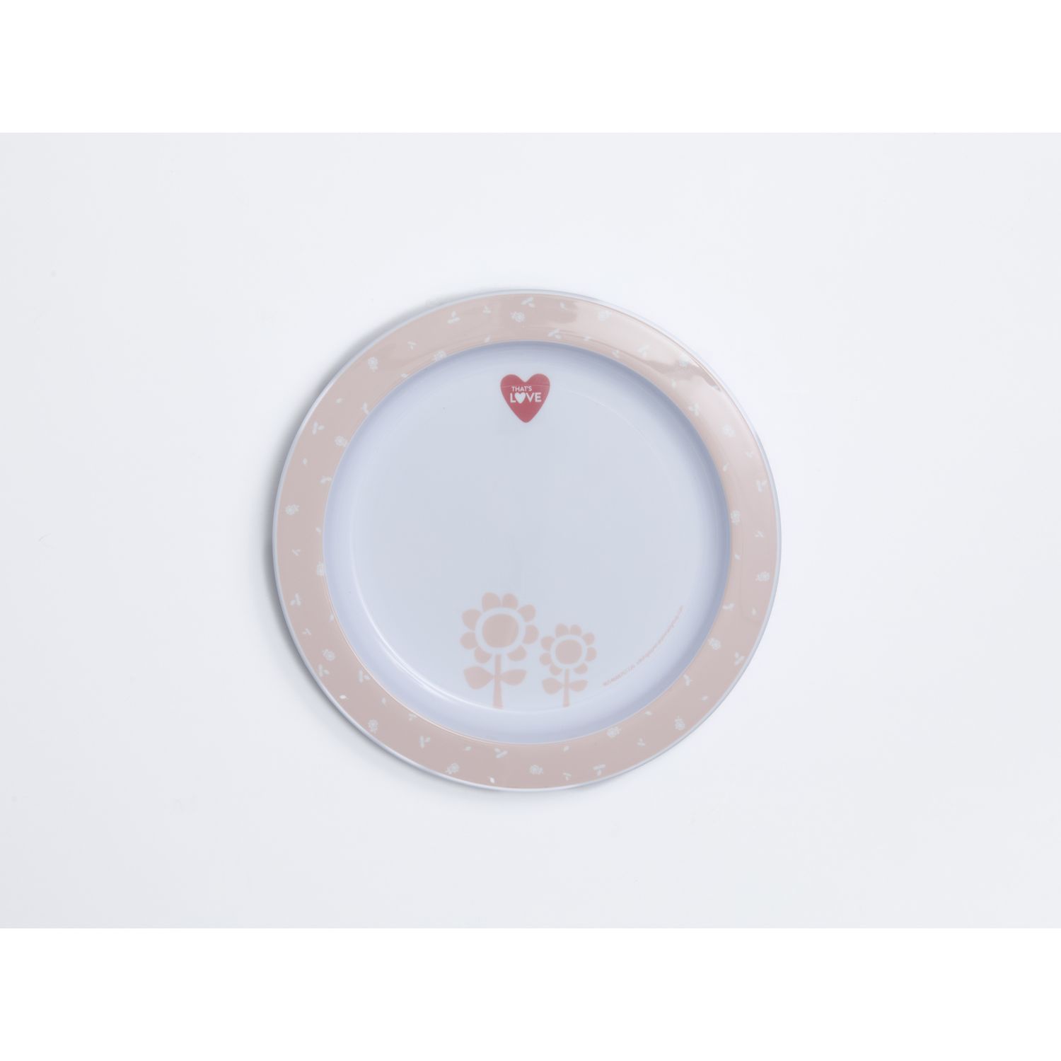 Piatto piano flower - that's love - That's Love