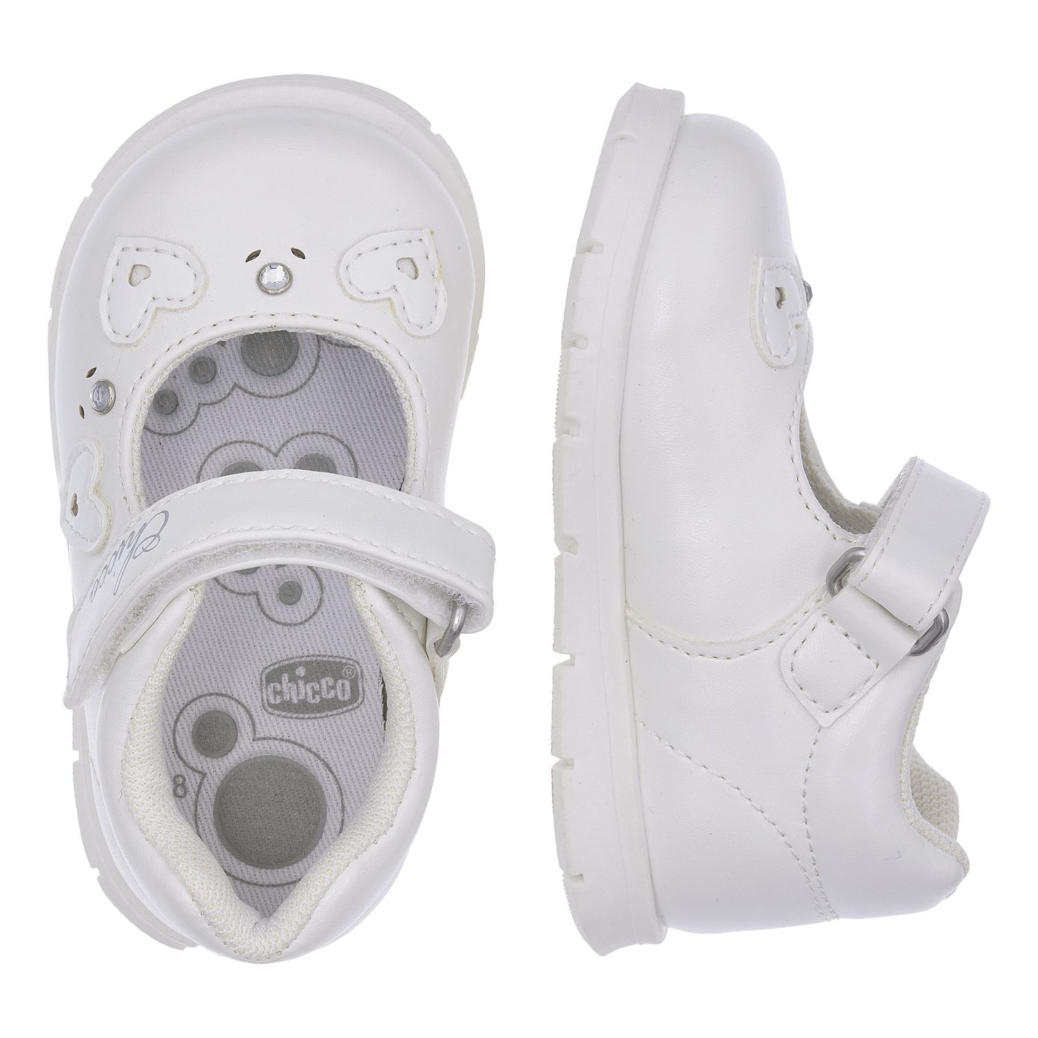 Ballerina bianca bimba chicco con cuori - festa - Chicco