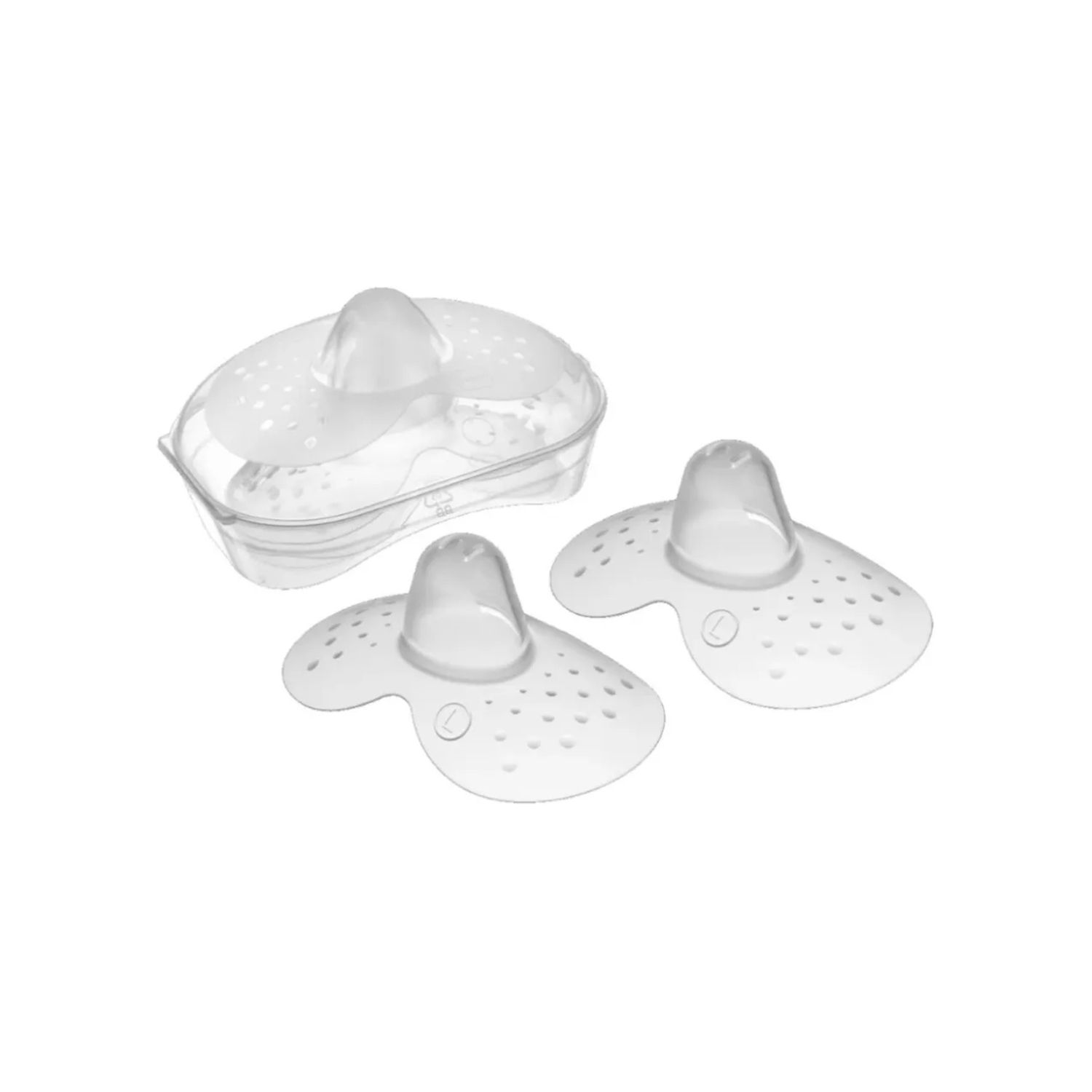Paracapezzoli in silicone misura large + box sterilizzatore - mam - Mam