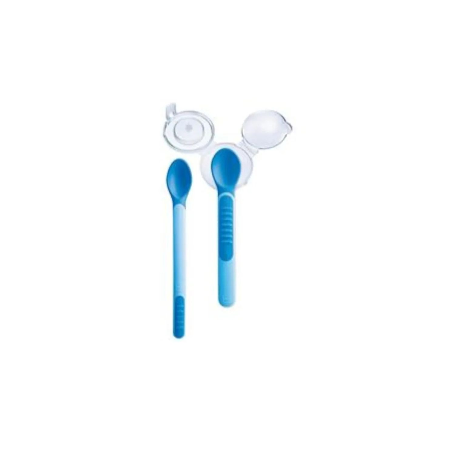 Cucchiaino heat sensitive &amp; cover azzurro - mam - Mam