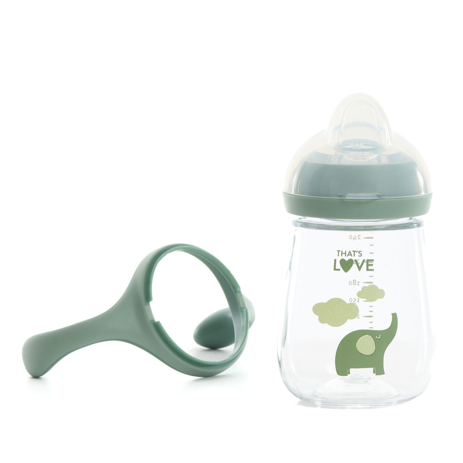Tazza 6 m+ elephant 260 ml beccuccio silicone- that's love - That's Love