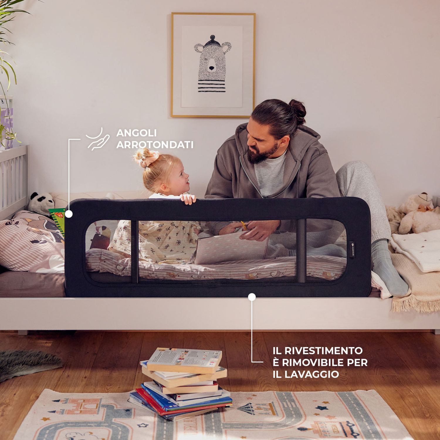 Barriera letto guard&dream black - kinderkraft - KinderKraft