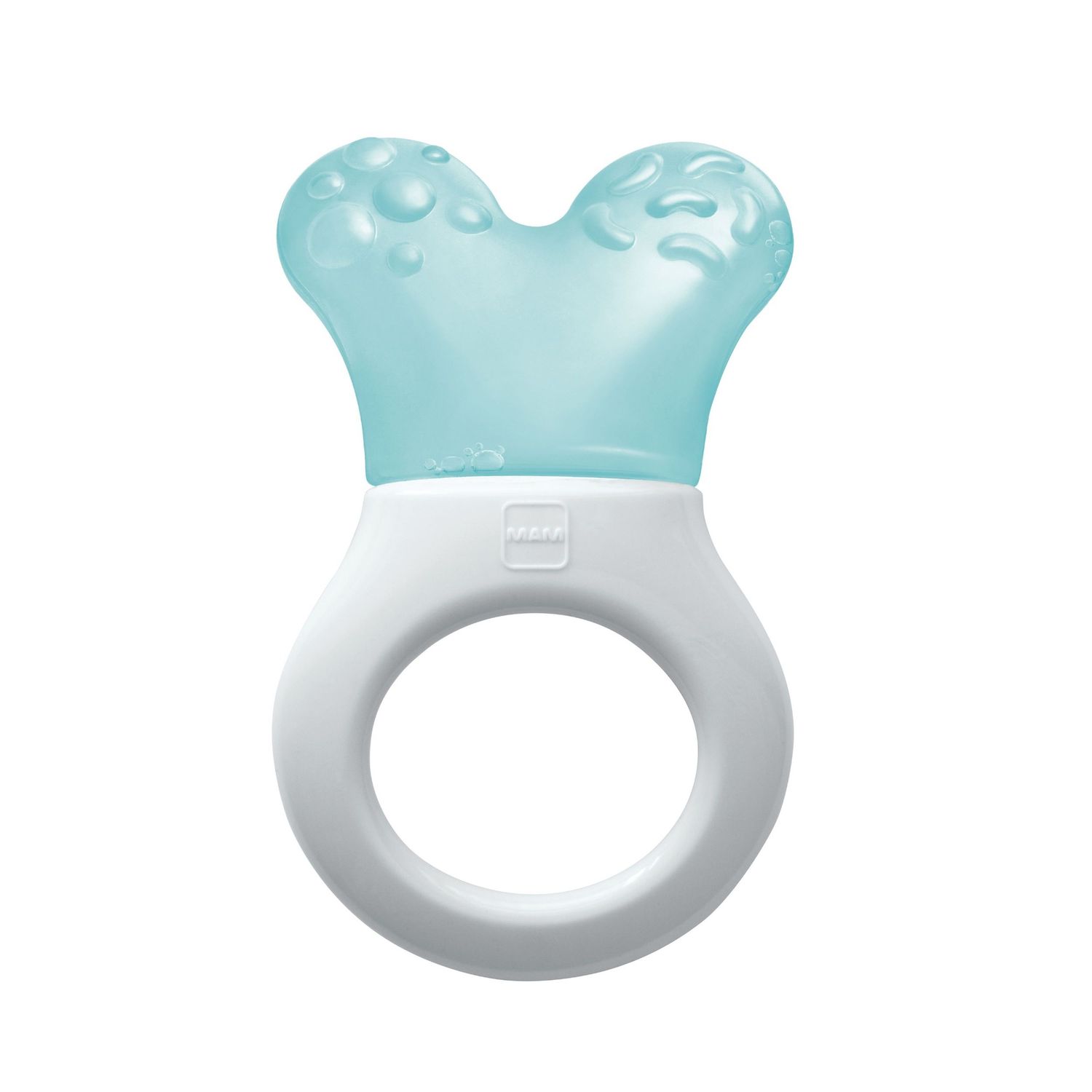 Mam mini cooler &amp; clip dentaruolo, massaggia gengive neonati 2+ mesi rinfrescante e lenitivo, neonato accessori utili facili da afferrare, azzurro - Mam