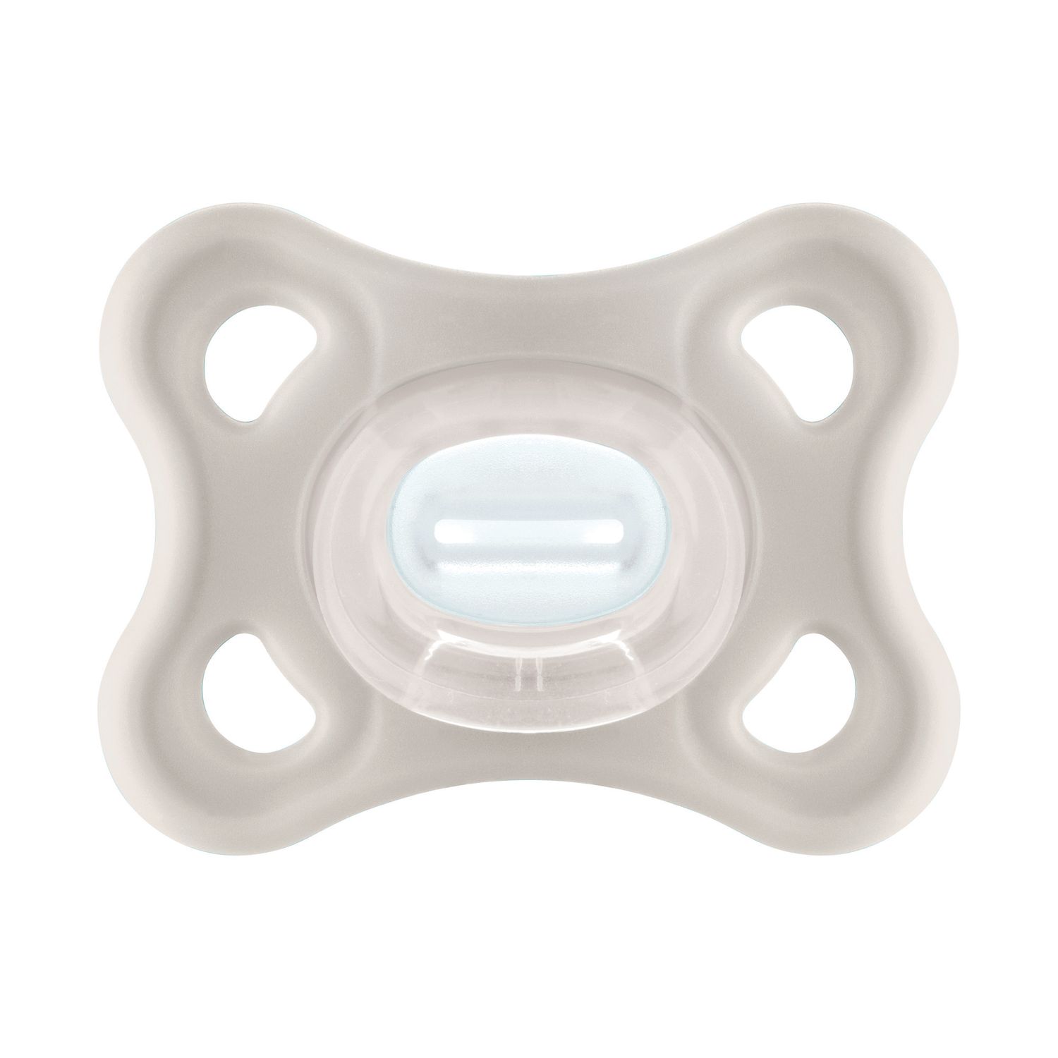 Mam comfort succhietto 3-12 mesi (set da 2), ciuccio mam 3-12 mesi in 100% silicone con design unico, azzurro/neutro - Mam