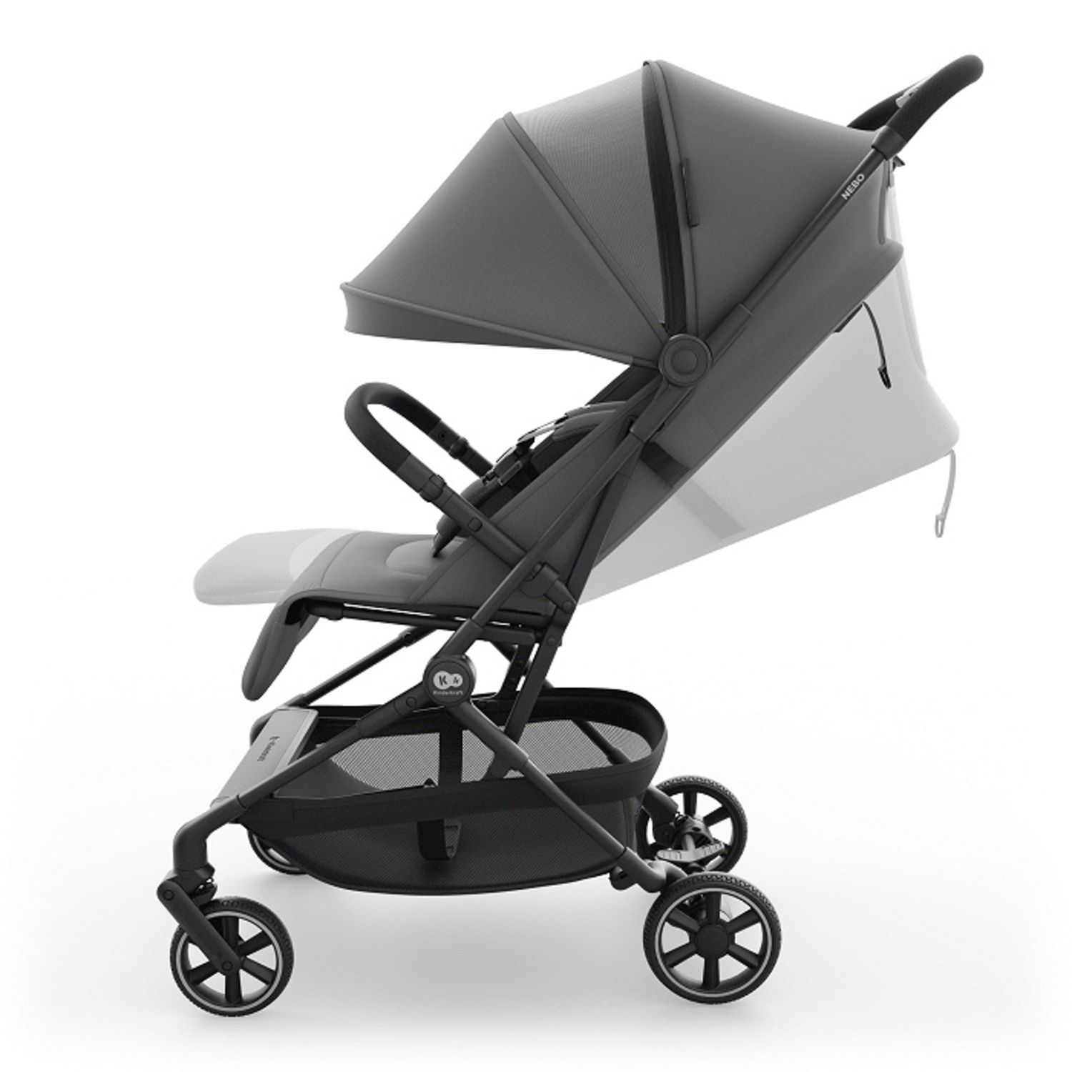 Passeggino nebo cabin size - grey - kinderkraft - KinderKraft