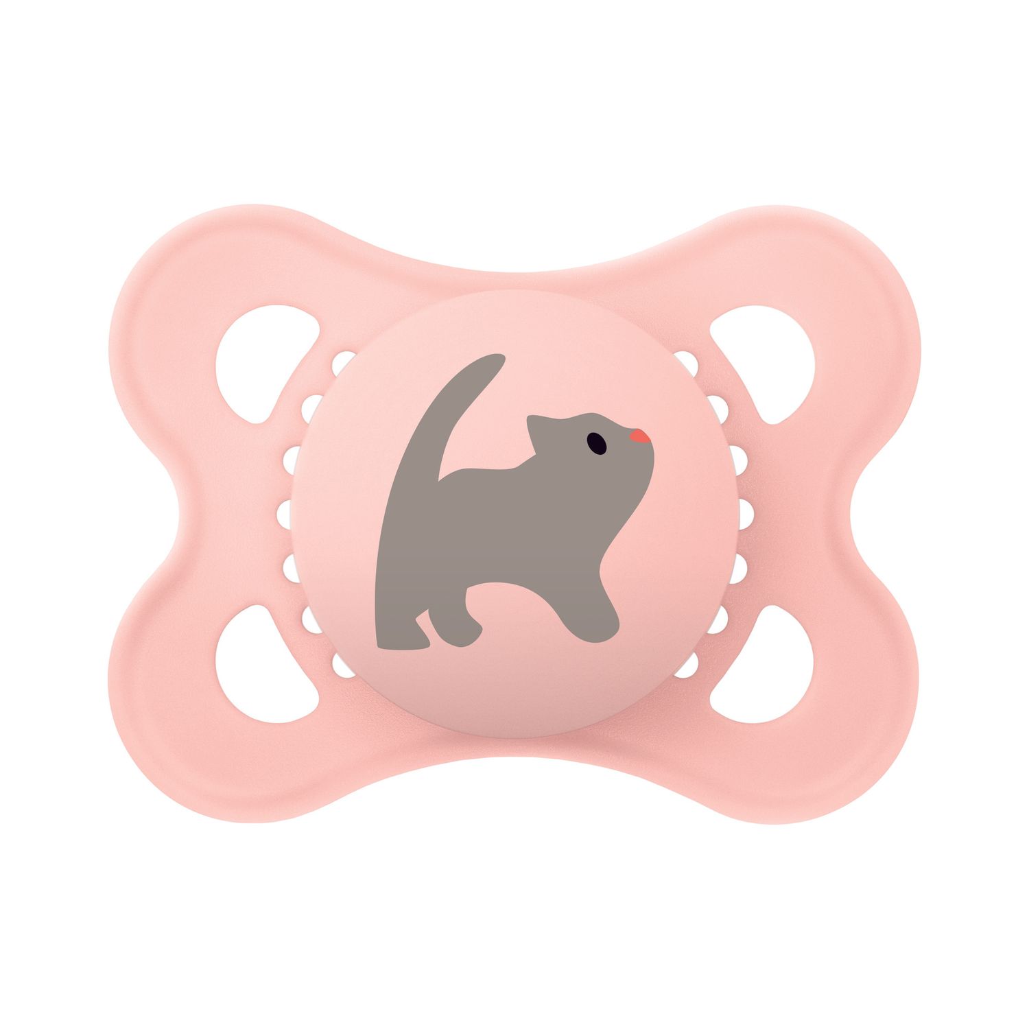 Mam original succhietto 2-6 mesi (set da 2), ciuccio mam 2-6 mesi con tettarella ortodontica in silicone, rosa/lilla - Mam