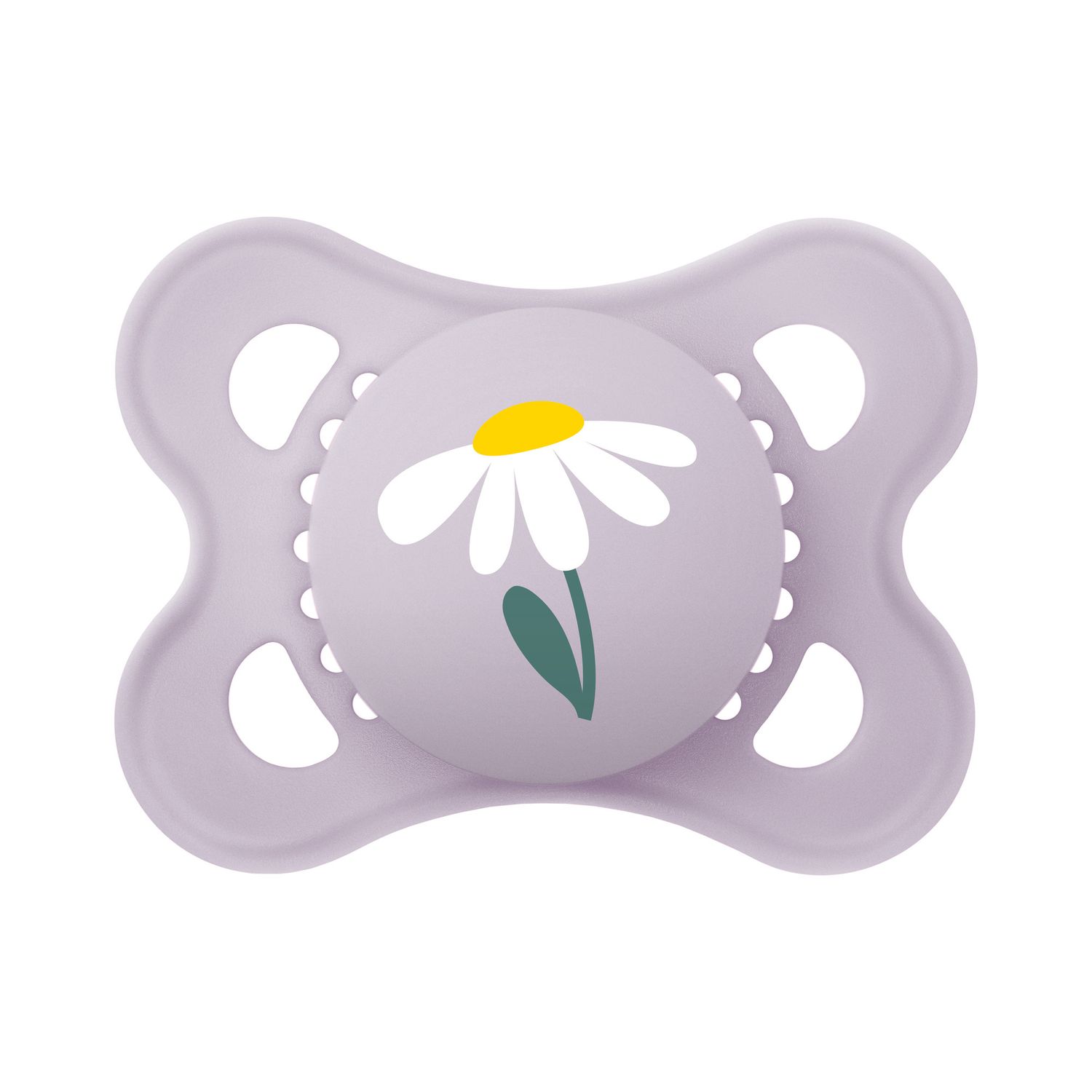 Mam original succhietto 2-6 mesi (set da 2), ciuccio mam 2-6 mesi con tettarella ortodontica in silicone, rosa/lilla - Mam