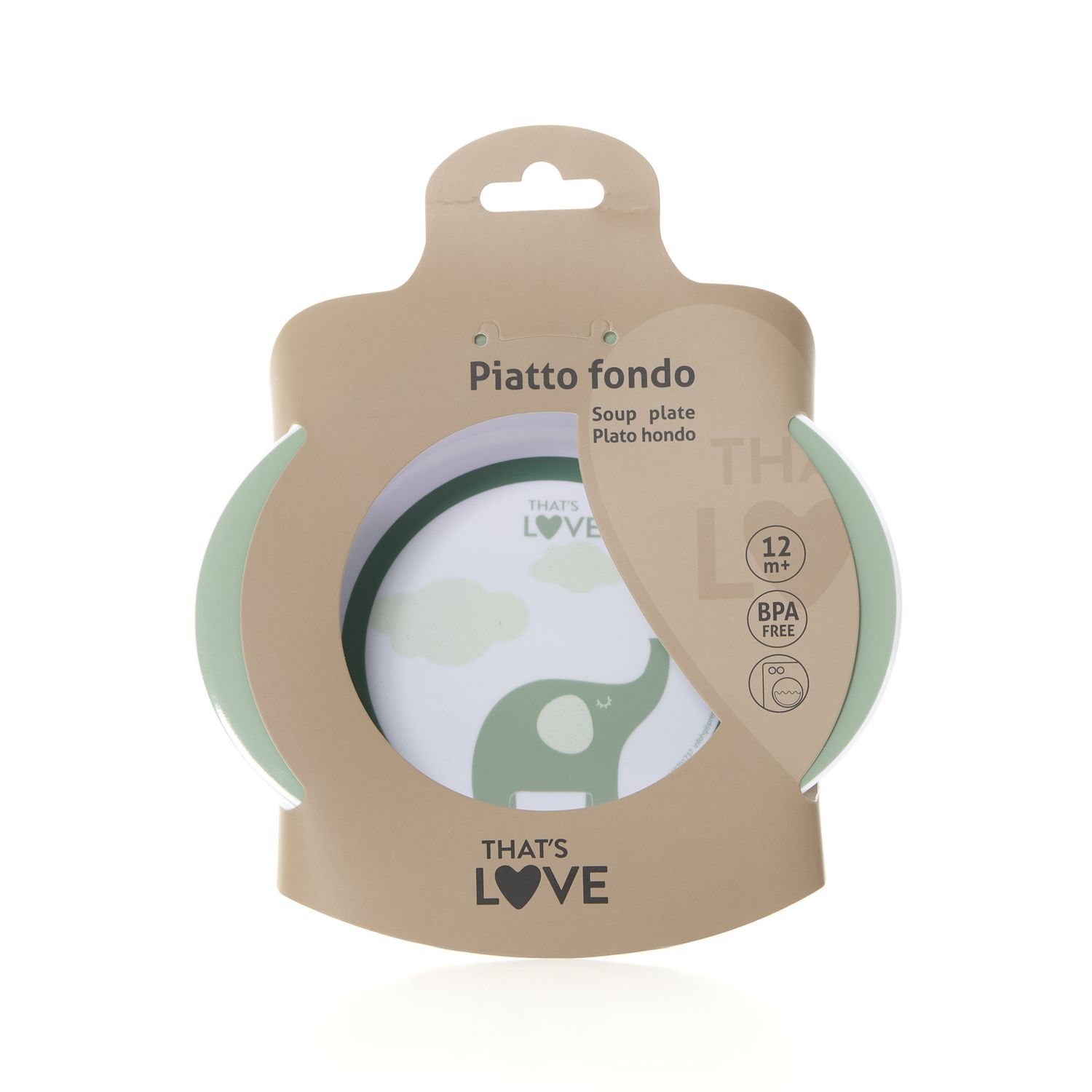 Piatto fondo elephant - that's love - That's Love