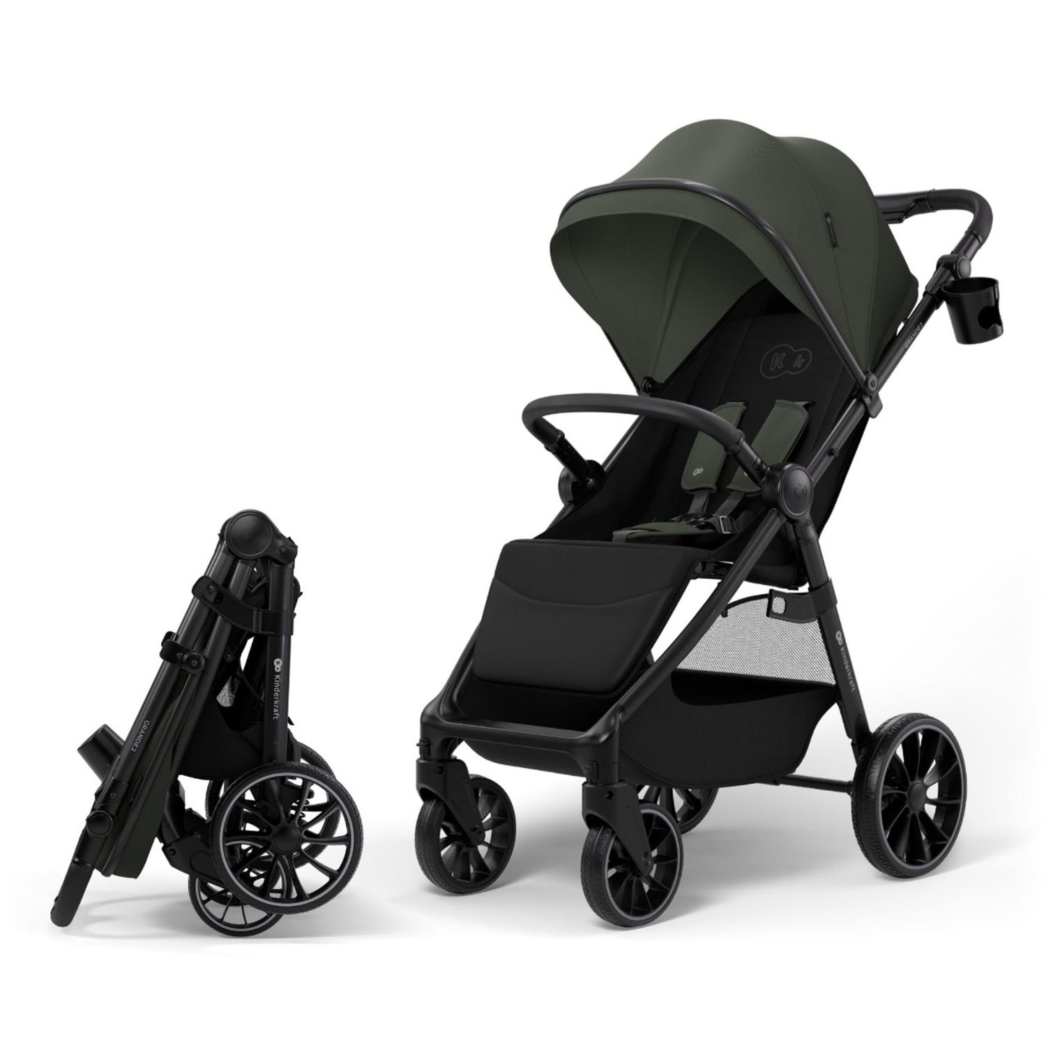 Passeggino grande 2 mystic green - kinderkraft - KinderKraft