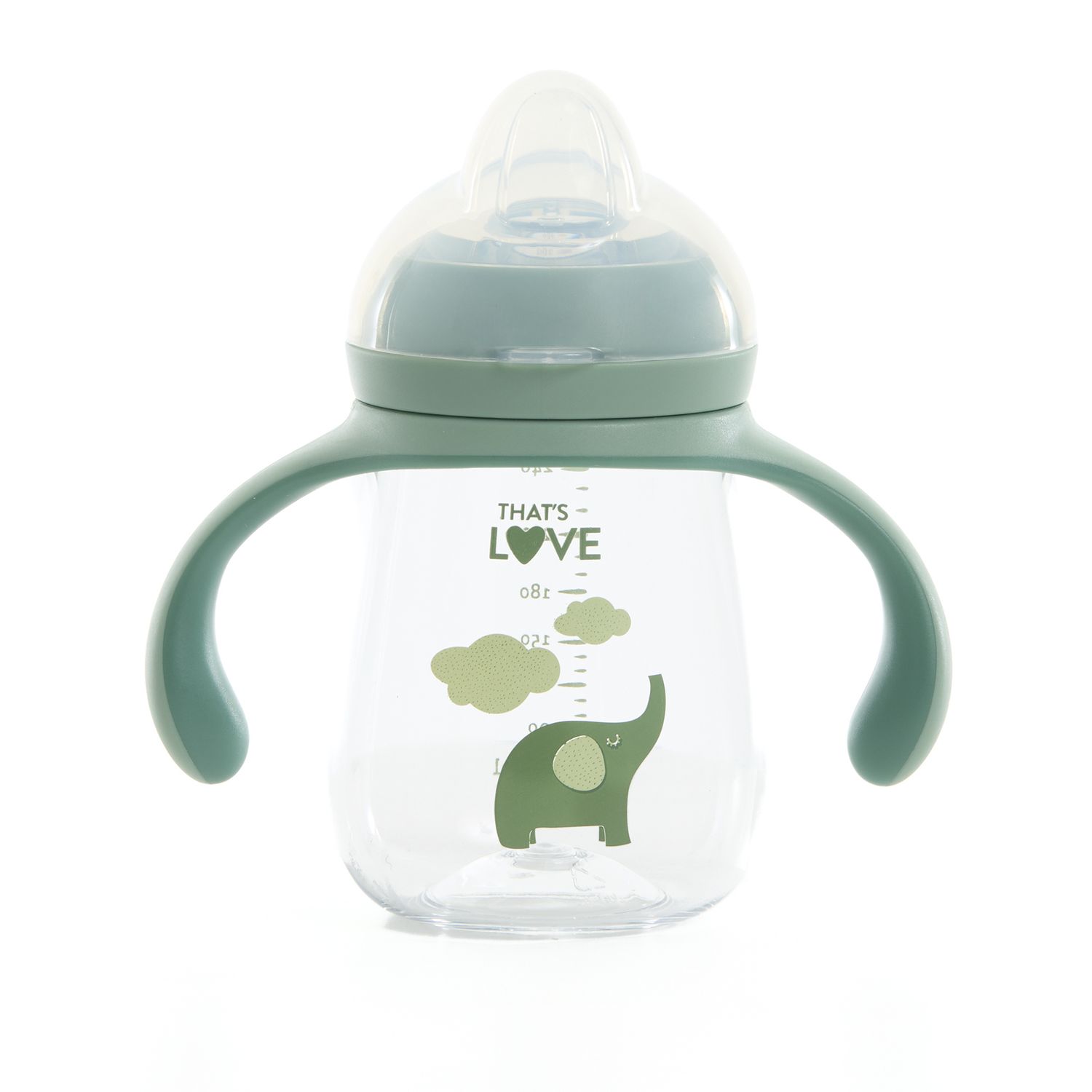 Tazza 6 m+ elephant 260 ml beccuccio silicone- that's love - That's Love