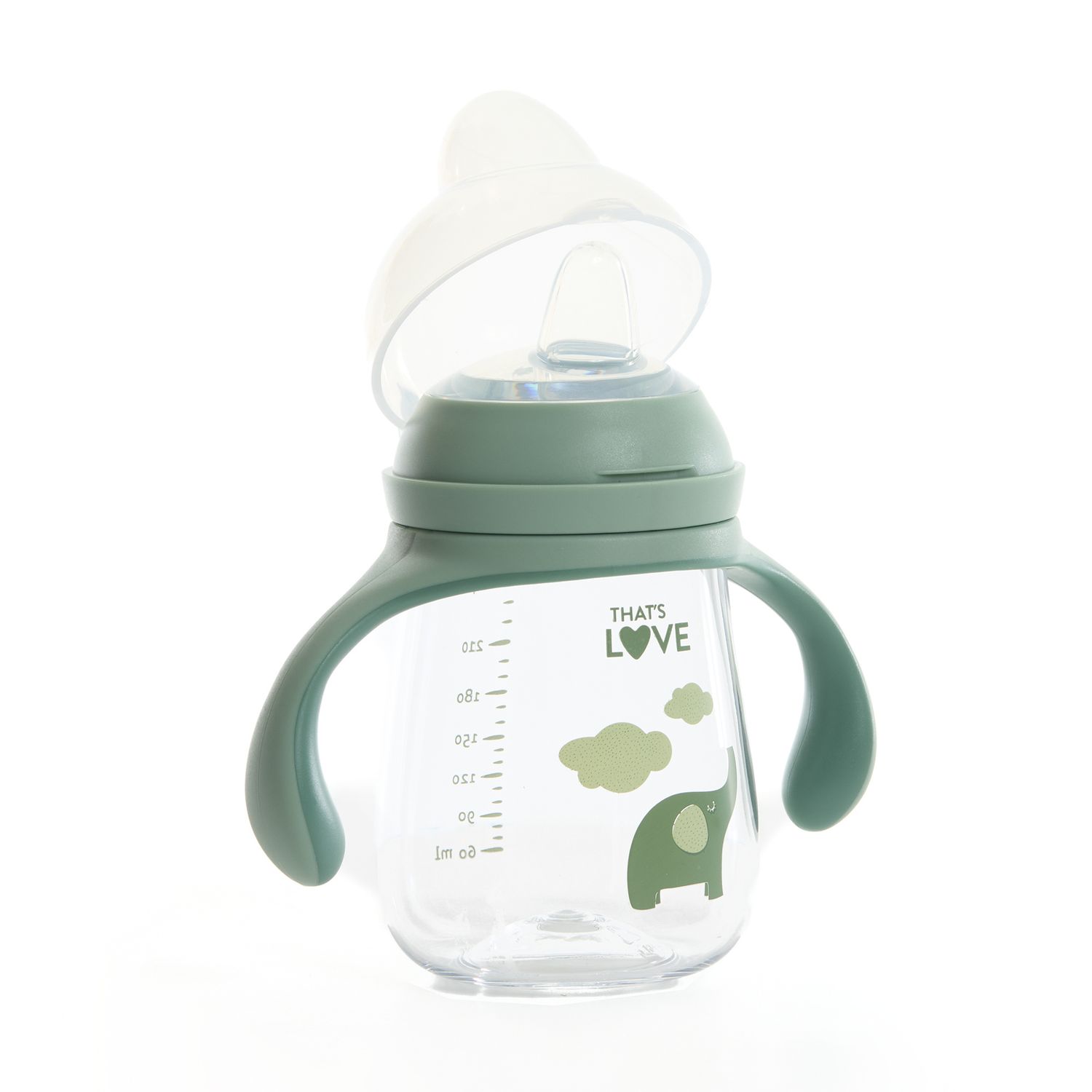 Tazza 6 m+ elephant 260 ml beccuccio silicone- that's love - That's Love