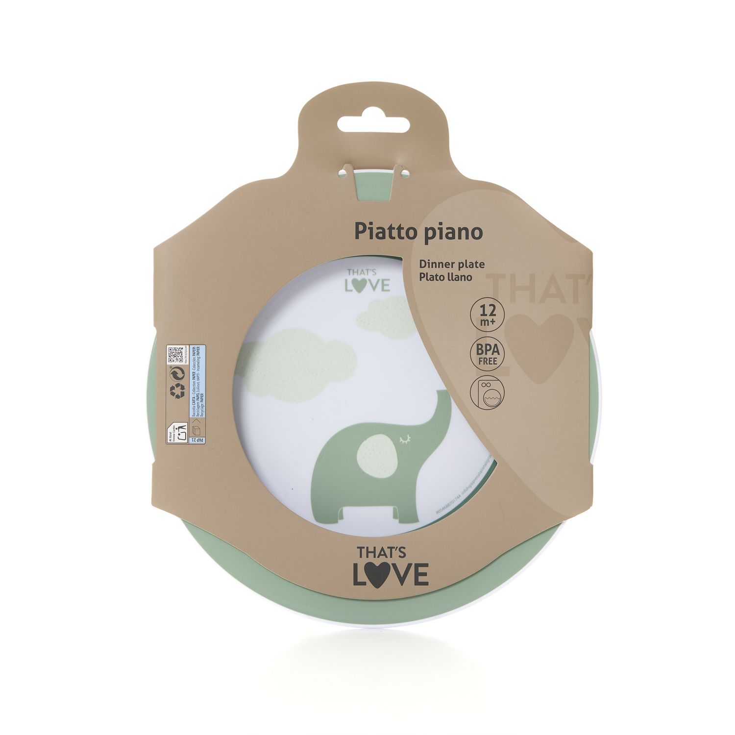 Piatto piano elephant boy - that's love - That's Love