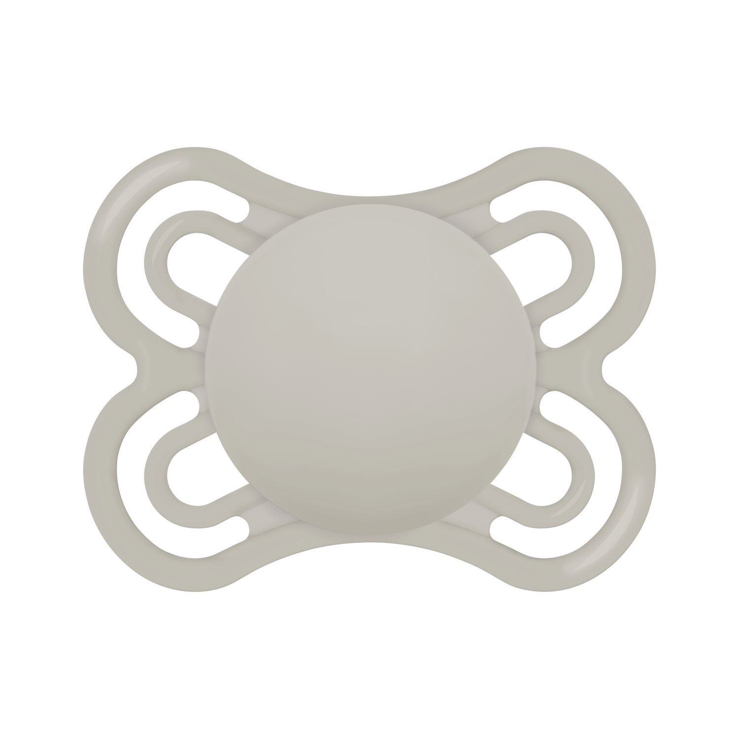 Mam perfect confezione doppia succhietto 2-6 mesi (set da 2), ciuccio mam 2-6 mesi in silicone per un sano sviluppo orale, neutro - Mam