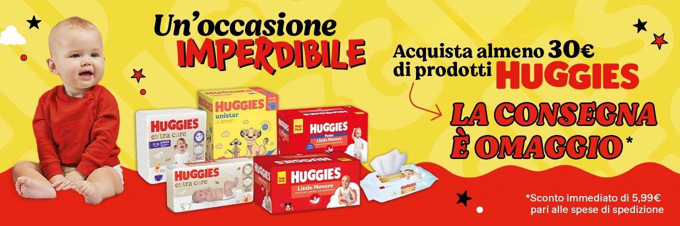 PROMO HUGGIES SPEDIZIONE