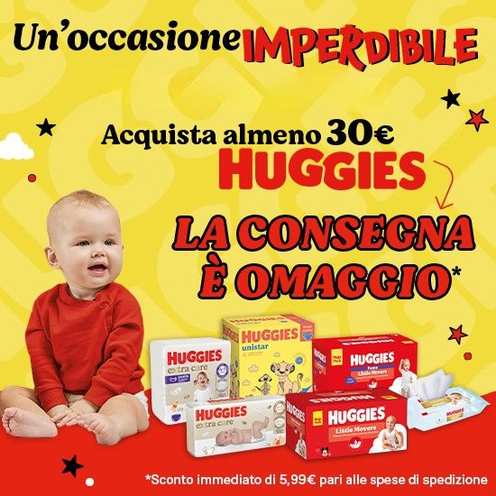 PROMO HUGGIES SPEDIZIONE