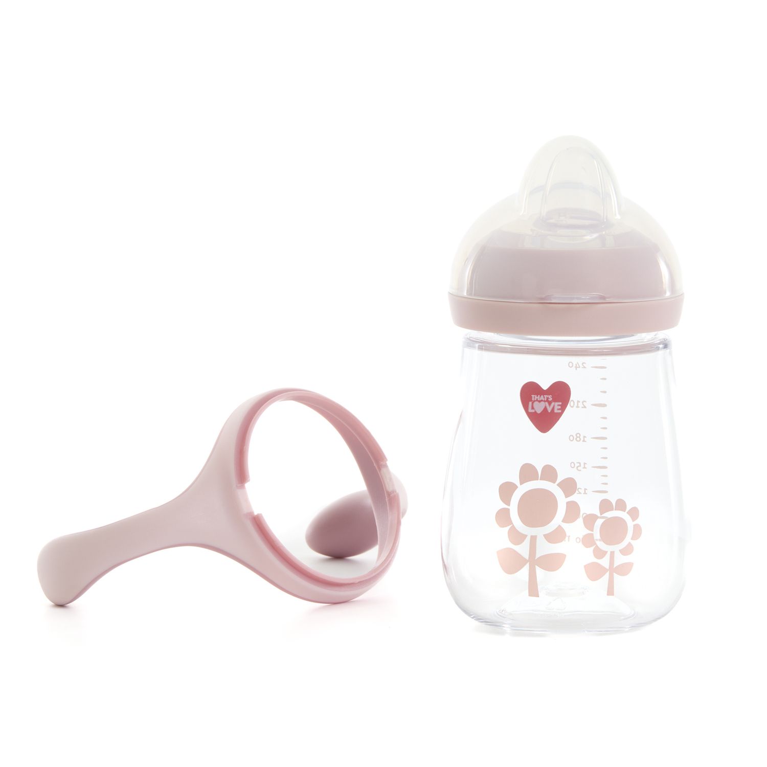 Tazza 6m+ flower 260 ml beccuccio silicone - that's love - That's Love