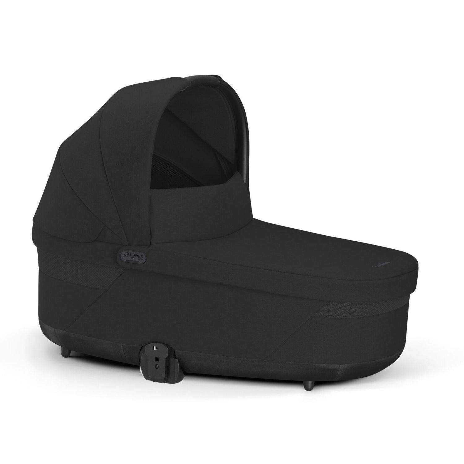 Trio balios s lux blk moon black con navicella cots e seggiolino cloud g3 plus moon black + adatt. - Cybex